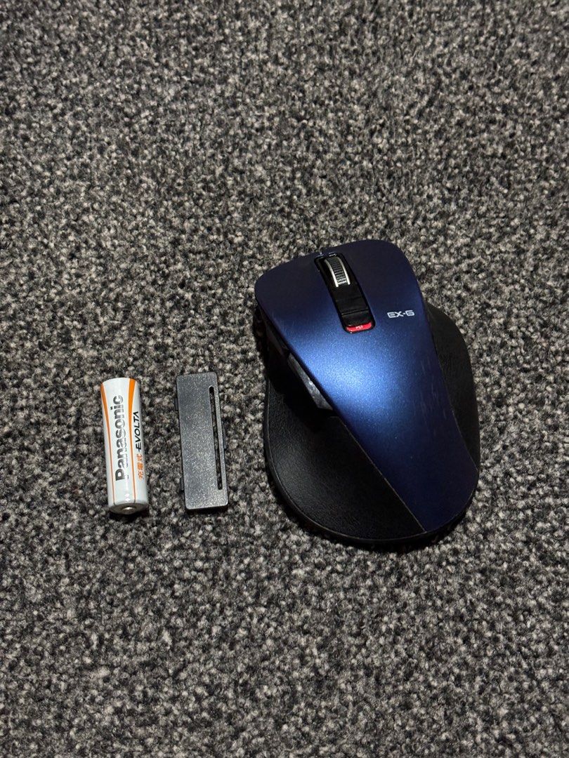 Elecom EX-G Mouse (Category: Mouse & Mousepads) located in Bulacan. Submitted by thriftstarph (Listing ID 1417372903, Image 1). Description: PLEASE READ THE DESCRIPTION BELOW‼️ Elecom Mouse EX-G Bluetooth use Battery is not included.