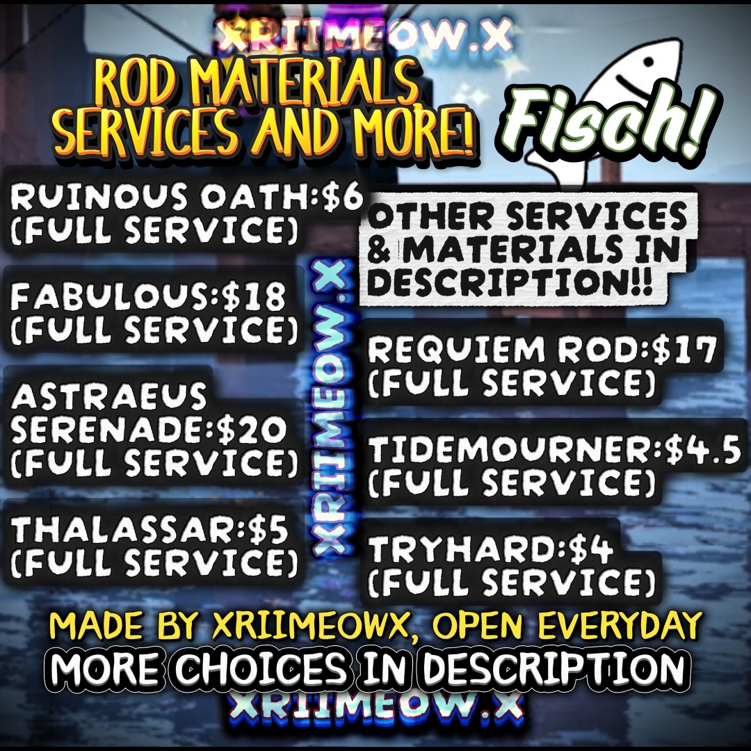 Fisch Cheapest Onirifalx, Fabulous, Astraeus, Elder Mossripper, Evil ...