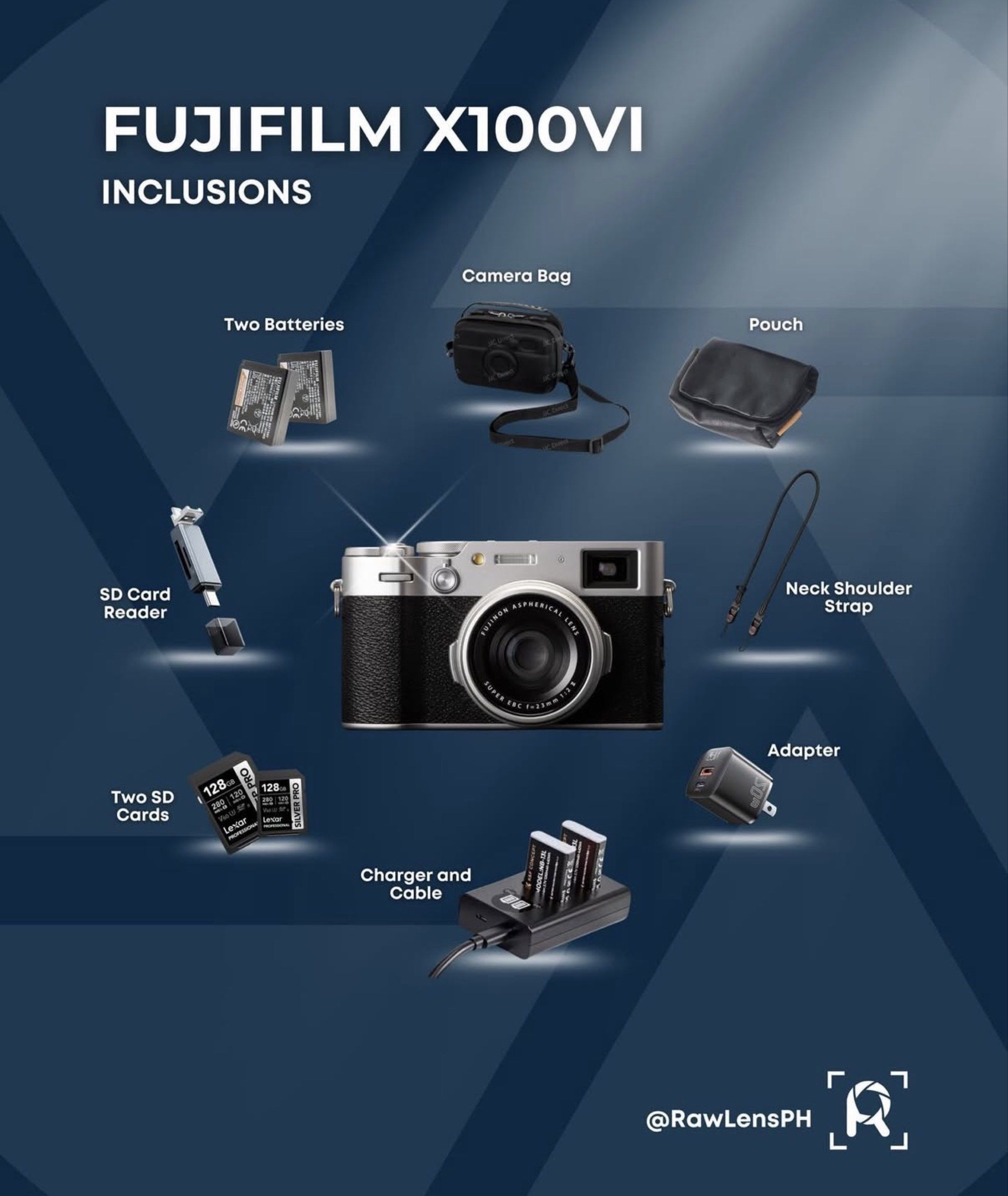 FUJIFILM X100VI (Category: Cameras) located in Manila. Submitted by rolenpar (Listing ID 1417284875, Image 1). Description: Fujifilm X100VI for Rent @rawlensph. 900-950 per day!.