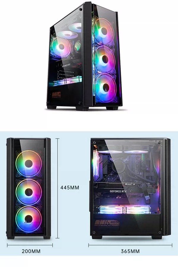 Gaming PC with RGB Fans65605626206851110
