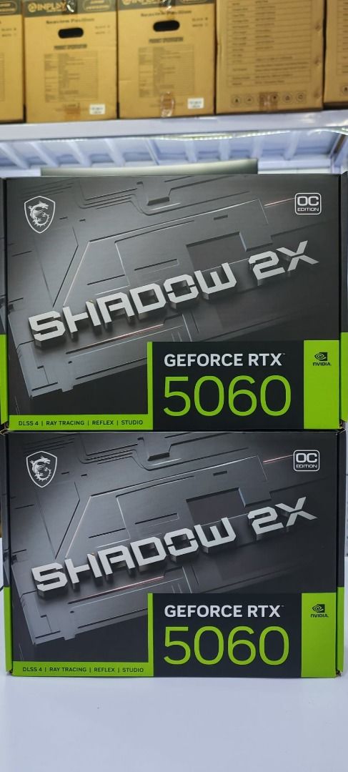 GeForce RTX 5060 8gb Video Card (Category: Other Accessories) located in Cavite. Submitted by dwelancas79880 (Listing ID 1417310162, Image 1). Description: • CUDA Cores: 3,840 • Memory: 8 GB GDDR7 • Memory Bus: 128‑bit • Boost Clock: up to ~2.5 GHz • Tensor & Ray Tracing Cores: 5th‑gen Tensor + 4th‑gen RT • TGP: ~145 W • Recommended PSU: ~550 W.