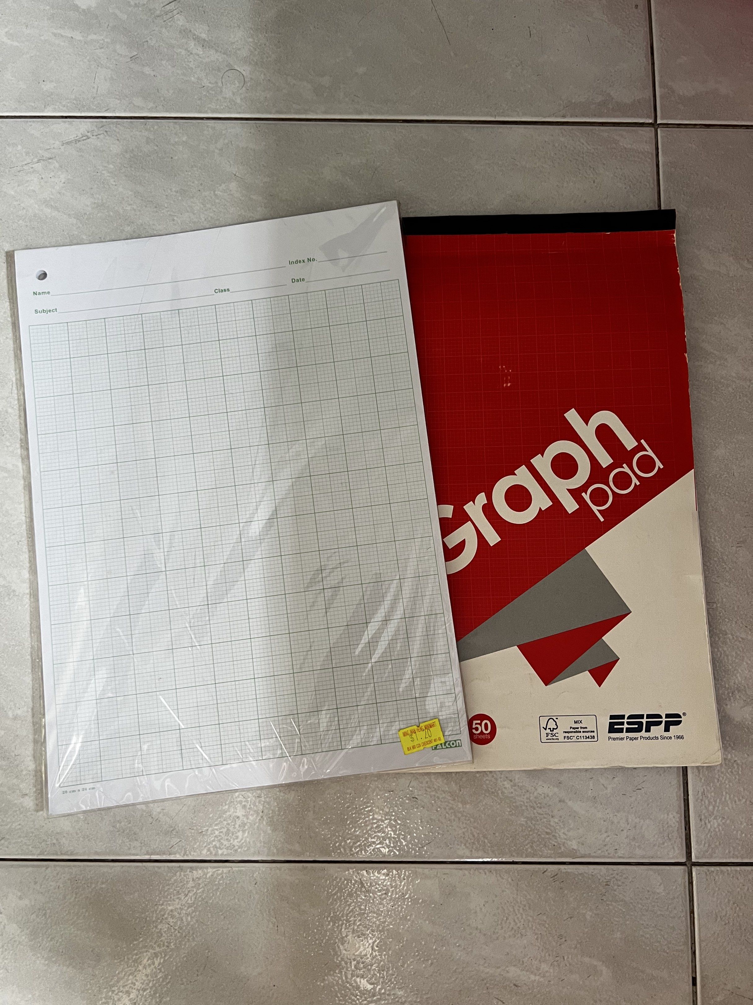 Graph Papers (Category: Stationery & School Supplies) located in Singapore. Submitted by rationalconsumer (Listing ID 1417303391, Image 1). Description: Math Graph Papers Meet me at my block to collect.