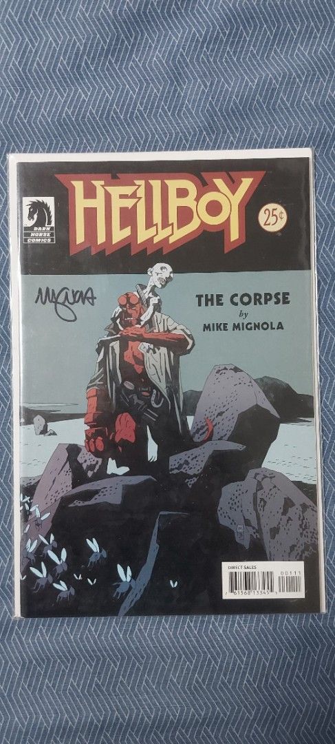 Hellboy "The Corpse" One-Shot Signed by Mike Mignola (Category: Comics & Manga) located in Quezon City. Submitted by counter_point (Listing ID 1417319917, Image 1). Description: The quintessential Hellboy story: Spooky, gothic, and oddly humorous. Signed by creator Mike Mignola himself. 3000 only, price is negotiable. SM North/Trinoma meetups or delivery at the buyer's expense..
