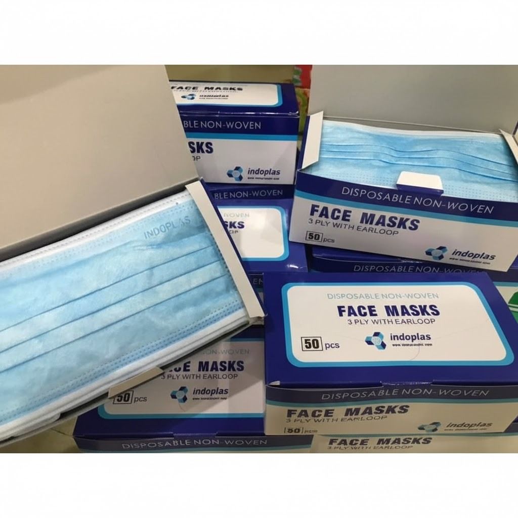 INDOPLAS SURGICAL MASK 50 PCS PER BOX (Category: Medical Supplies & Tools) located in Quezon City. Submitted by zyra26 (Listing ID 1417233863, Image 2). Description: .