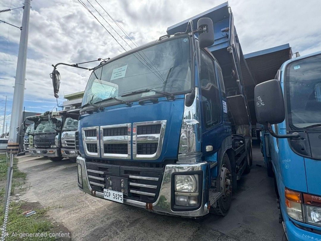 Isuzu Giga Dumptruck (Category: Heavy Vehicles) located in Manila. Submitted by samansubic (Listing ID 1417293293, Image 1). Description: For Sale JAPAN SURPLUS TRUCK NEVER BEEN USE IN PHILIPPINES Isuzu Giga Dumptruck Engine 6Uz1 Location JASA Road Purok 2 Lubao Concepcion Pampanga For inquiries please contact 0919 997 7999 0917 779 9955 We accept cash or bank financing.
