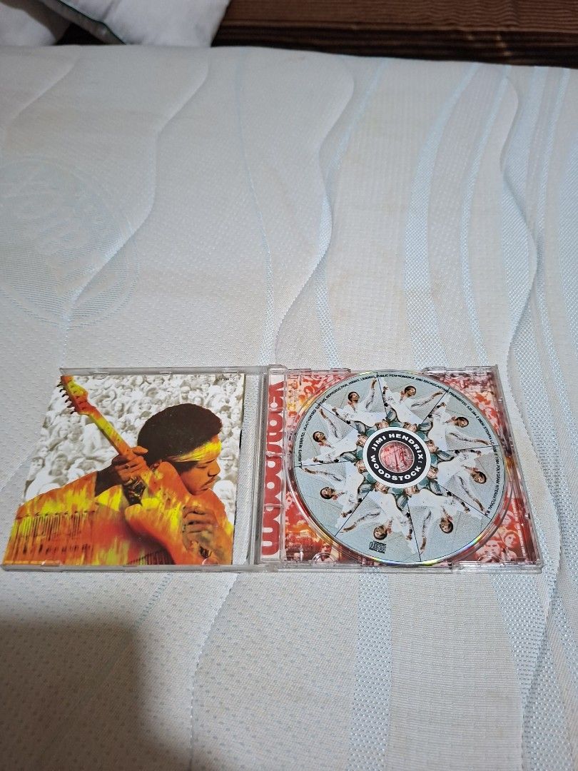 Jimi Hendrix - Woodstock CD (Category: CDs & DVDs) located in Marikina City. Submitted by yoh6781 (Listing ID 1417365570, Image 2). Description: - Jimi Hendrix live at Woodstock CD - CD case and disc condition shown in photos - Features iconic album cover art - Music album.