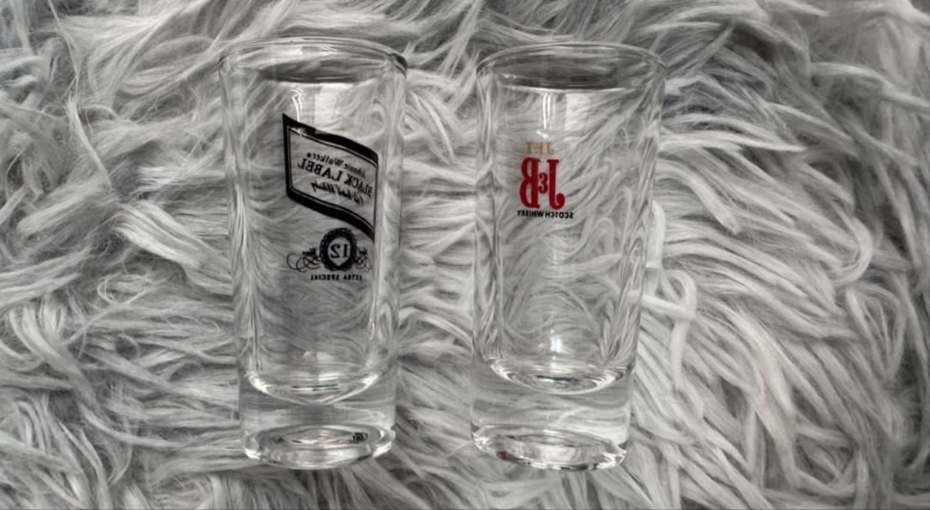 JOHNNIE WALKER BLACK LABEL & J&B SHOT GLASSES (Category: Beverages) located in Quezon City. Submitted by jedagustin (Listing ID 1417342155, Image 2). Description: FOR SALE: SHOT GLASSES ✔️Disused ✔️Decluttering ✔️Open to best offer ✔️J&B Scotch Whisky ✔️Johnnie Walker Black ✔️Set includes two shot glasses ✔️Ideal for enjoying your favorite spirits ✔️Please let us know if you have any questions ✔️We hope to see this item find a new home with you ✔