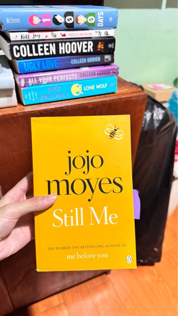 Jojo Moyes - Still Me, After You (Category: Storybooks) located in Pasig City. Submitted by madebyclaive (Listing ID 1417343088, Image 1). Description: Still me — 250 After You (hardbound) — 300 - can show more photos upon request loc: Pasig mod: lbc, lalamove, grab.