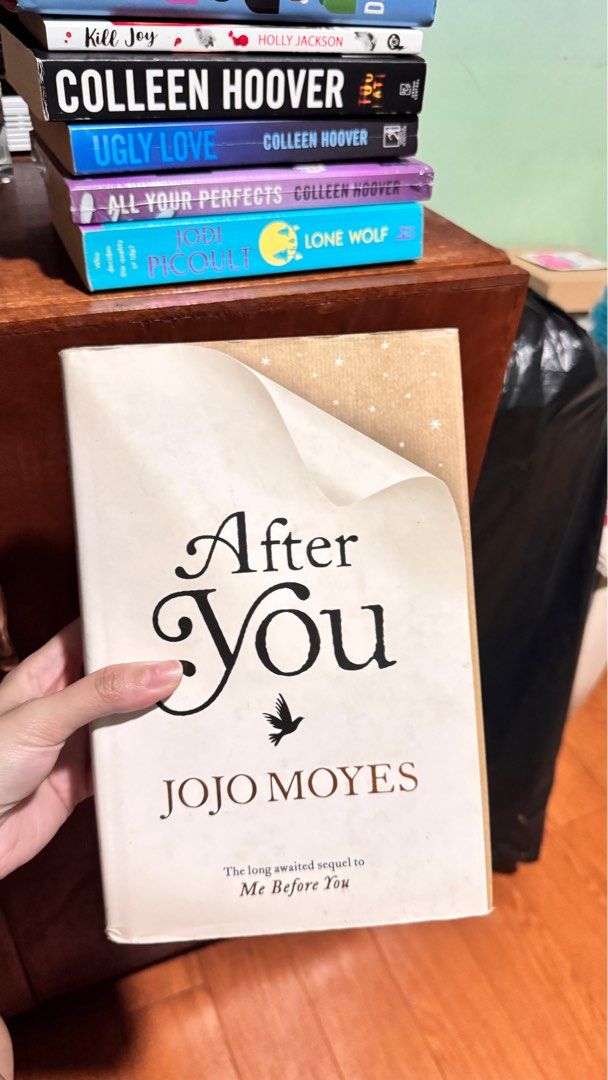 Jojo Moyes - Still Me, After You (Category: Storybooks) located in Pasig City. Submitted by madebyclaive (Listing ID 1417343088, Image 3). Description: Still me — 250 After You (hardbound) — 300 - can show more photos upon request loc: Pasig mod: lbc, lalamove, grab.