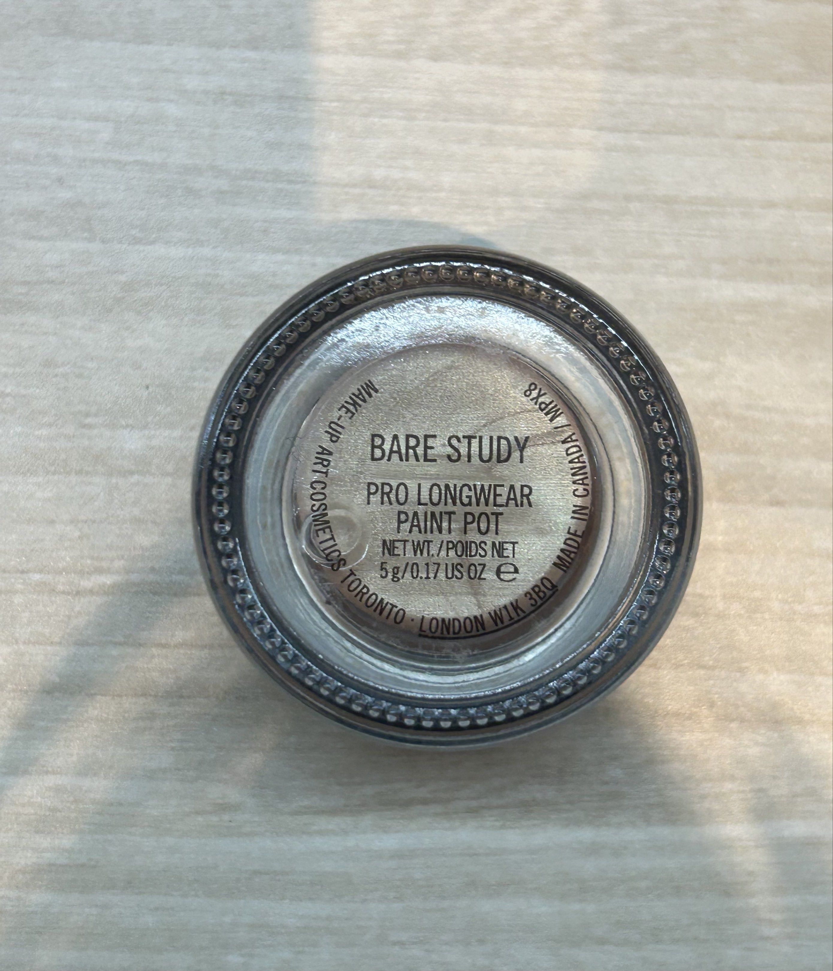 MAC EYESHADOW Paint Pot (bare study) pro longwear (Category: Makeup) located in San Juan City. Submitted by k.mailleux (Listing ID 1417342510, Image 3). Description: rfs: not using it anymore mop: gcash ONLY mod: lalamove/j&t.