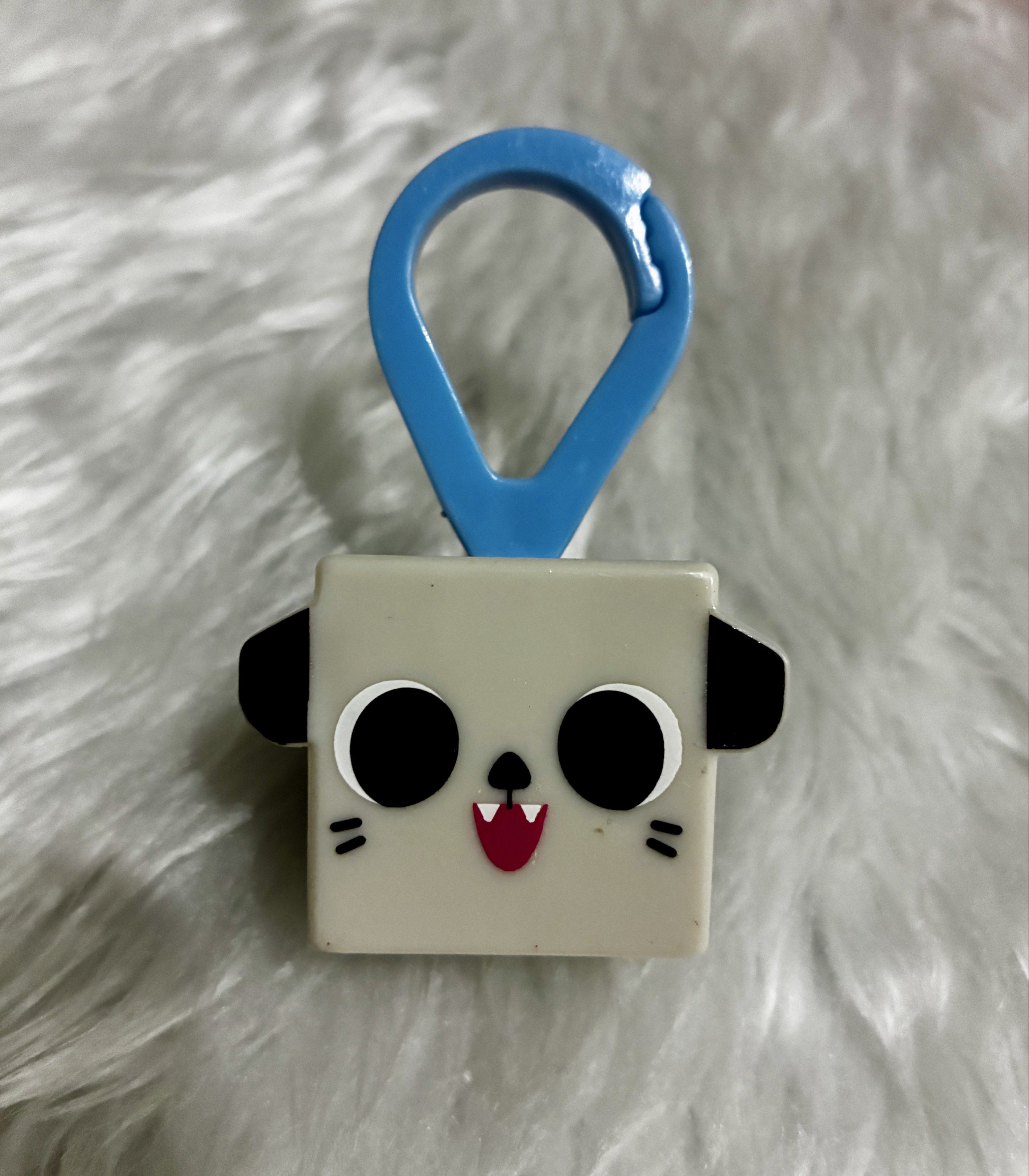 Mcdonalds Happy Meal Pet Simulator X Keychain (Category: Character Goods) located in Quezon City. Submitted by inmycloset03 (Listing ID 1417382079, Image 2). Description: - Pet Simulator X Keychains - Featuring adorable animal designs: dog, bunny, monkey, shark, green creature, and cat. - Each keychain includes a convenient blue clip. - Perfect for keys, bags, and backpacks! - Add a touch of fun to your everyday items. - P40 each or take all for 
