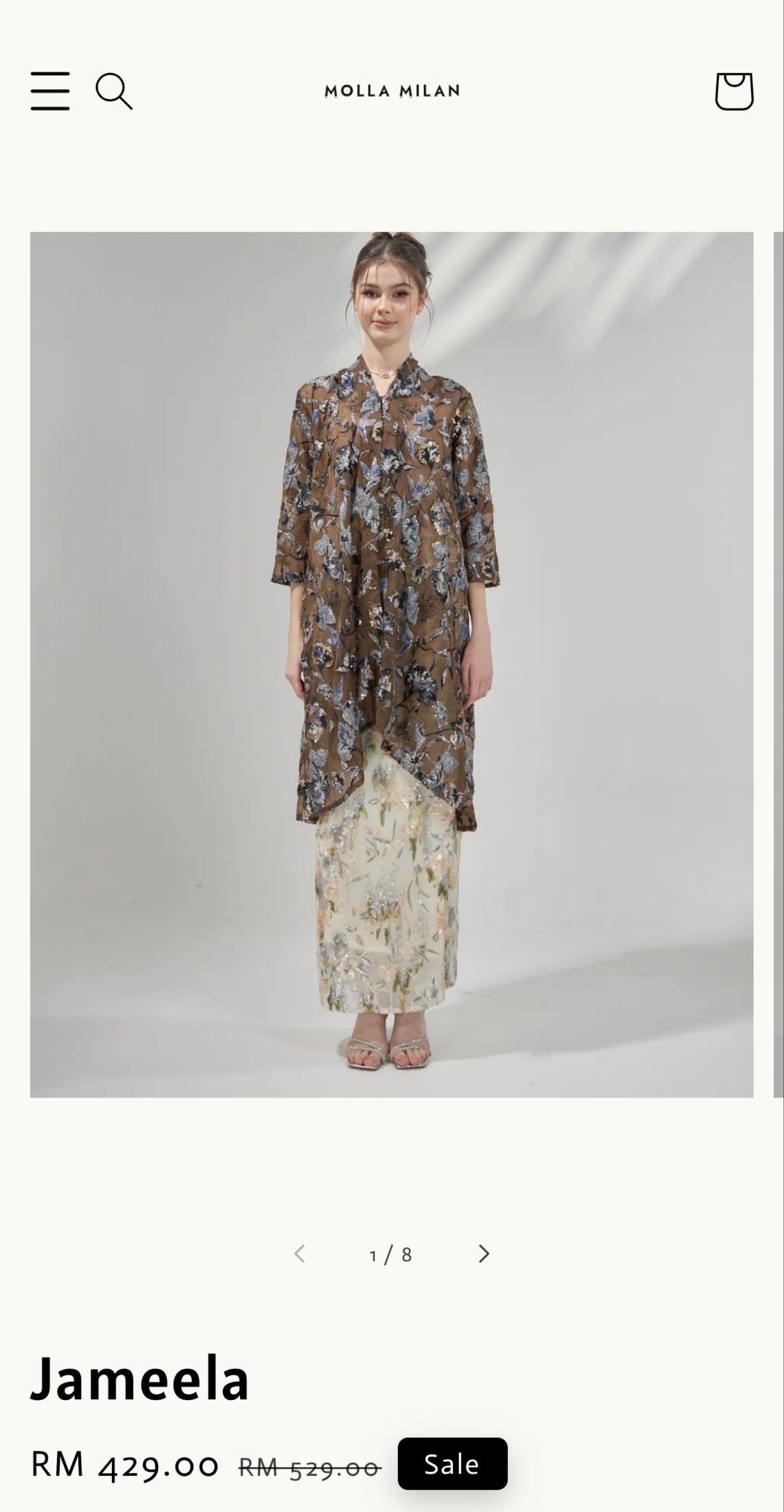 New Traditional Dress For Women 2026.Molla Milan Jameela Baju Kurung 2026 raya, Women's Fashion, Dresses ...