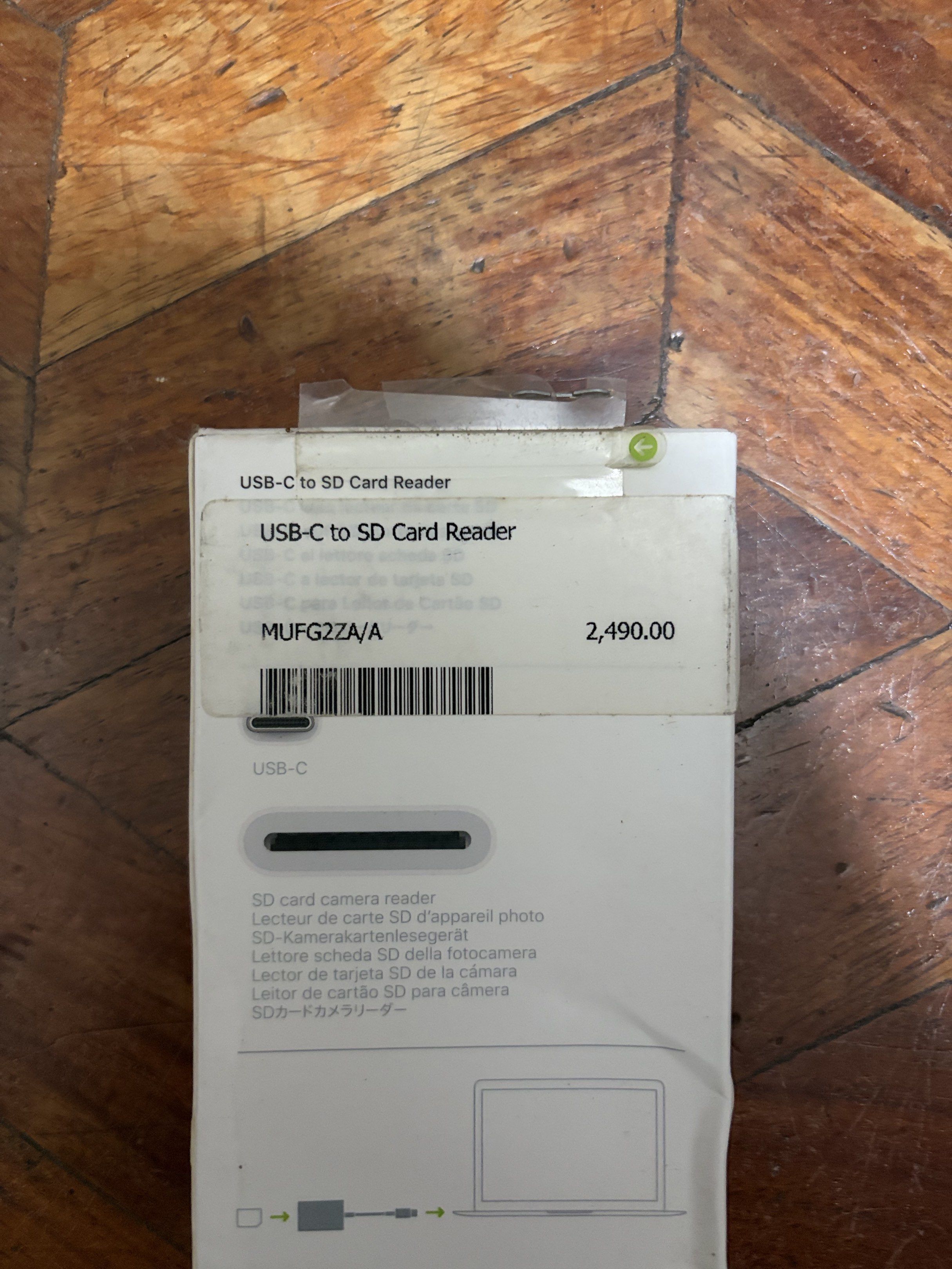 Original Apple Usb - C to SD Card Camera Reader Adaptor Adapter Cable (Category: Cables & Adaptors) located in Manila. Submitted by razelysonn (Listing ID 1417389409, Image 2). Description: FIXED PRICE - binondo manila .