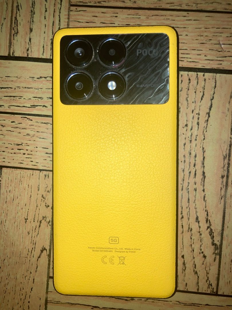 POCO X6 Pro 5g (Category: Android Others) located in Caloocan City. Submitted by wisebird_0188b3 (Listing ID 1417315970, Image 1). Description: Lighty used valenzuela area only.