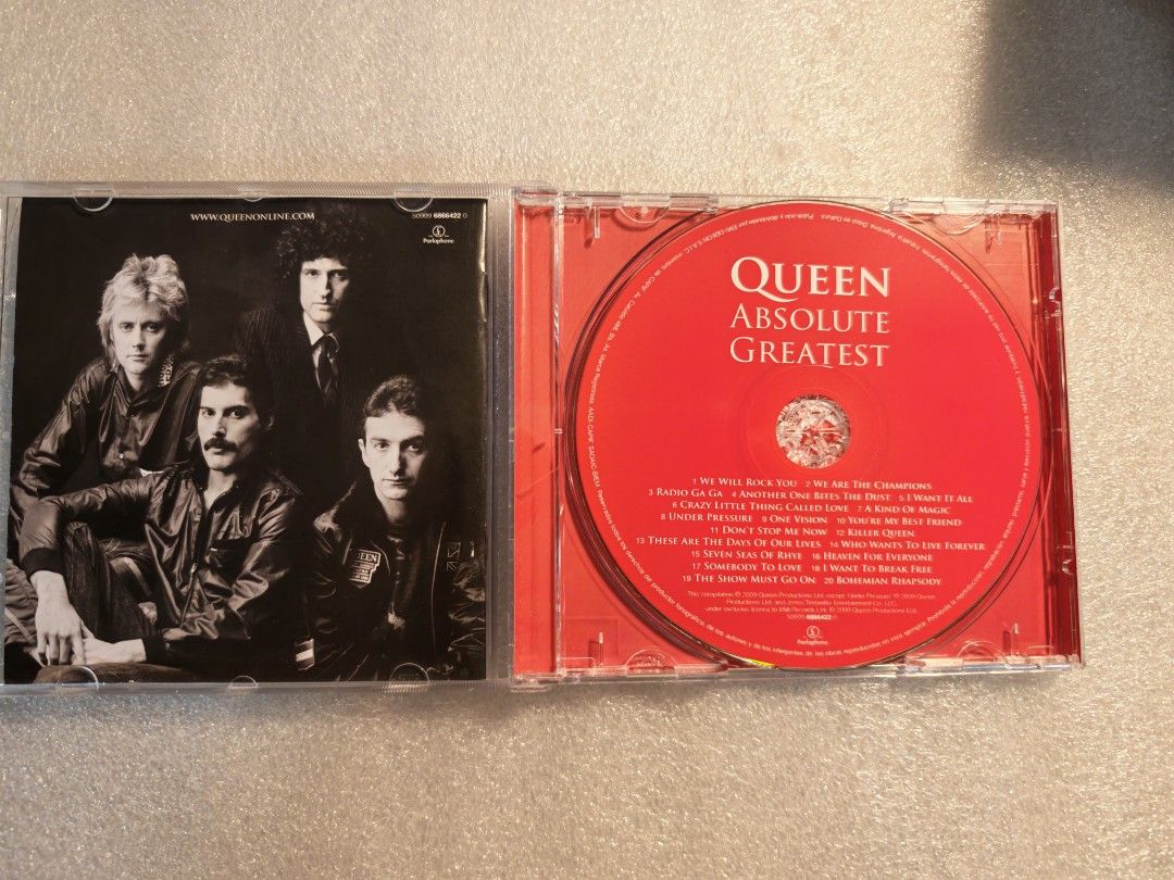 Queen - Absolute Greatest CD, Hobbies & Toys, Music & Media, CDs & DVDs ...
