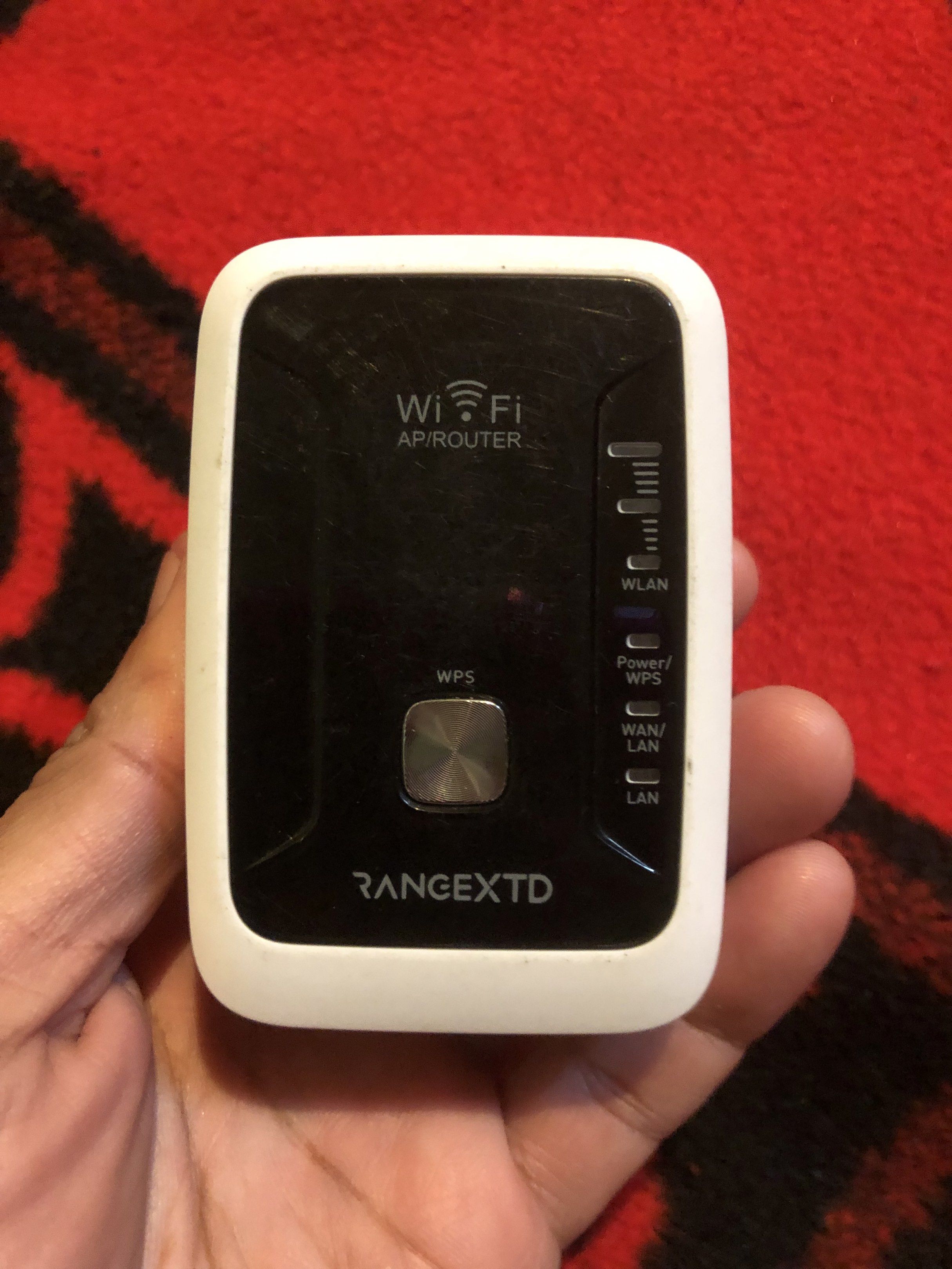 RangeXTD Wifi/AP router wifi extender (Category: Networking) located in Quezon City. Submitted by markgolveo (Listing ID 1417225539, Image 1). Description: RangeXTD Wifi/AP router wifi extender Tested okay 220V powered.