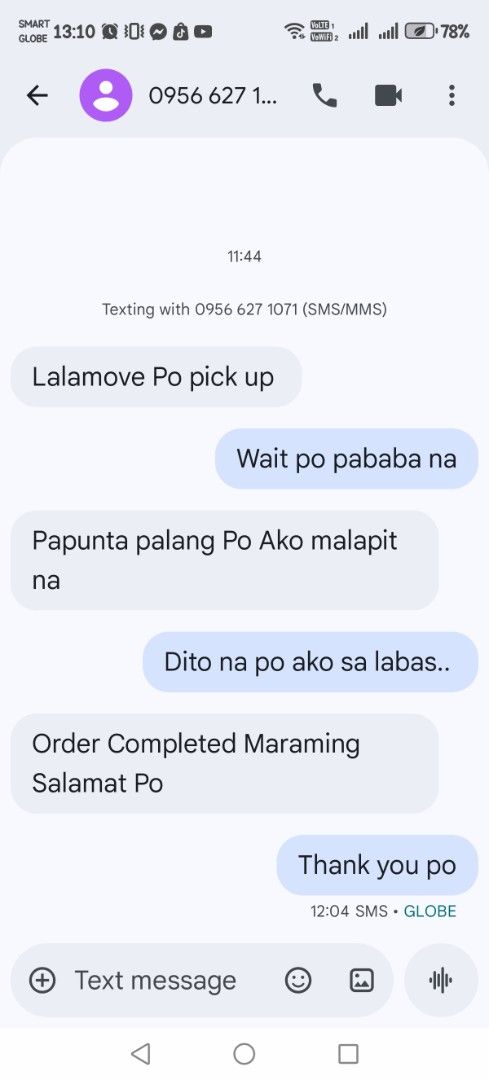 SCAMMER ALERT!!!! (Category: Announcements) located in Quezon City. Submitted by betsz (Listing ID 1417262804, Image 2). Description: Mag-ingat sa mga Lalamove Cash Pick-up katulad neto. Nagpanggap na Lalamove rider para makakuha ng pera sa Buyer.. .