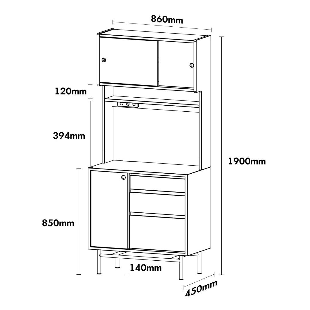 SOLIS Mid-century Modern Coffee / Bar Storage Cabinet in Mustard (Category: Shelves, Cabinets & Racks) located in Pasig City. Submitted by kikiam_ (Listing ID 1417323602, Image 3). Description: A compact, mid-century inspired storage cabinet designed for small spaces without sacrificing presence. The SOLIS Cabinet combines warm wood tones with bold mustard and cream sliding doors, finished with clean lines and practical built-in shelving. It come