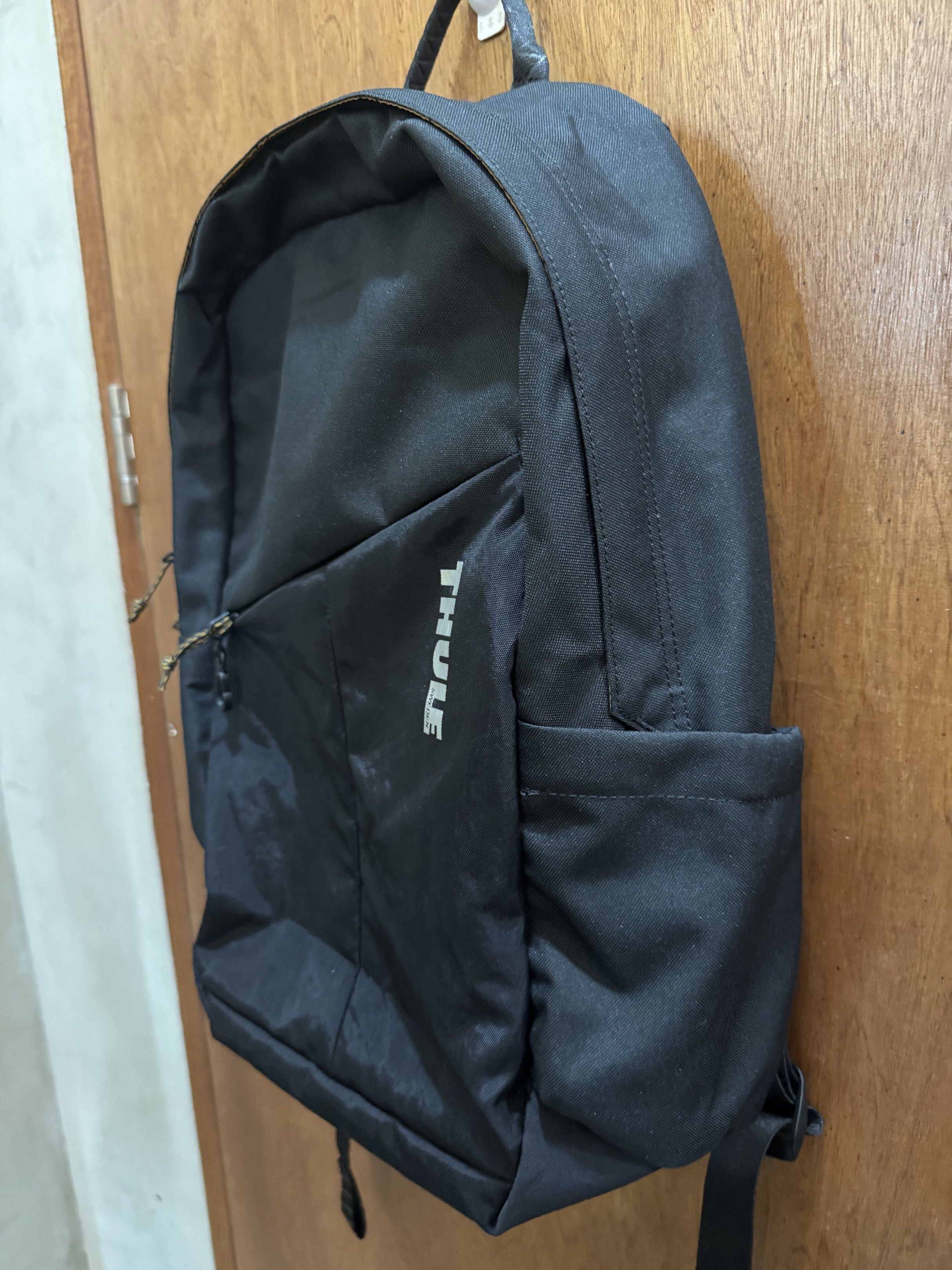 Thule Backpack (Category: Backpacks) located in Cagayan de Oro. Submitted by KoaApparelAtbp. (Listing ID 1417267789, Image 2). Description: This is a Thule Notus 20L backpack in black, made with bluesign approved, 100% recycled polyester and nylon fabrics. At the Thule Test Center™ in Hillerstorp, Sweden, products go through extreme testing. Our bags are designed to follow you on all your adventures and keep your belongings organized and protecte