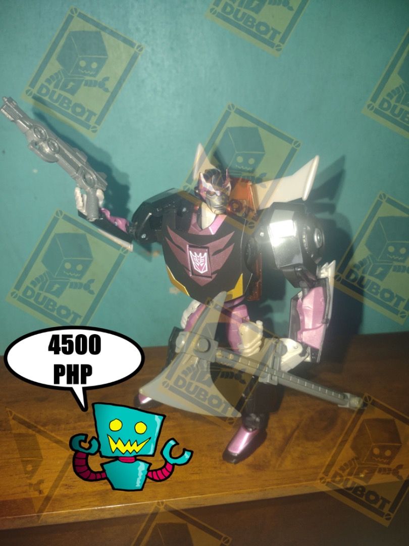 TRANSFORMERS ANIMATED HYPER HOBBY EXCLUSIVE BLACK RODIMUS MINOR (Category: Action & Battle Toys) located in Navotas City. Submitted by christianmarkvidallo (Listing ID 1417253307, Image 3). Description: Transformers Animated Hyper Hobby Exclusive Black Rodimus Minor Figure is Complete Great Paint Apps NO ENERGON BOW AND MISSILES NO BOX AND MANUAL FREE ENERGON BLASTER FREE BROAD AXE 4500 PHP (LAST PRICE) Item Location: Project 8, Quezon City Payme