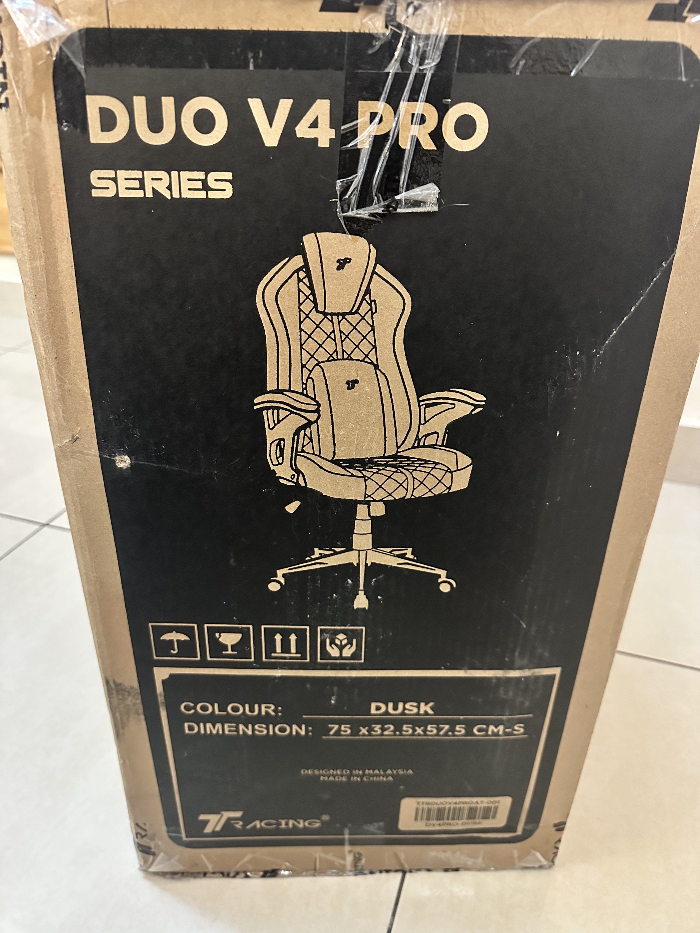 Tt Racing Mesh TT Racing Duo V4 Pro Fabric Gaming Chair, Furniture & Home Living ...