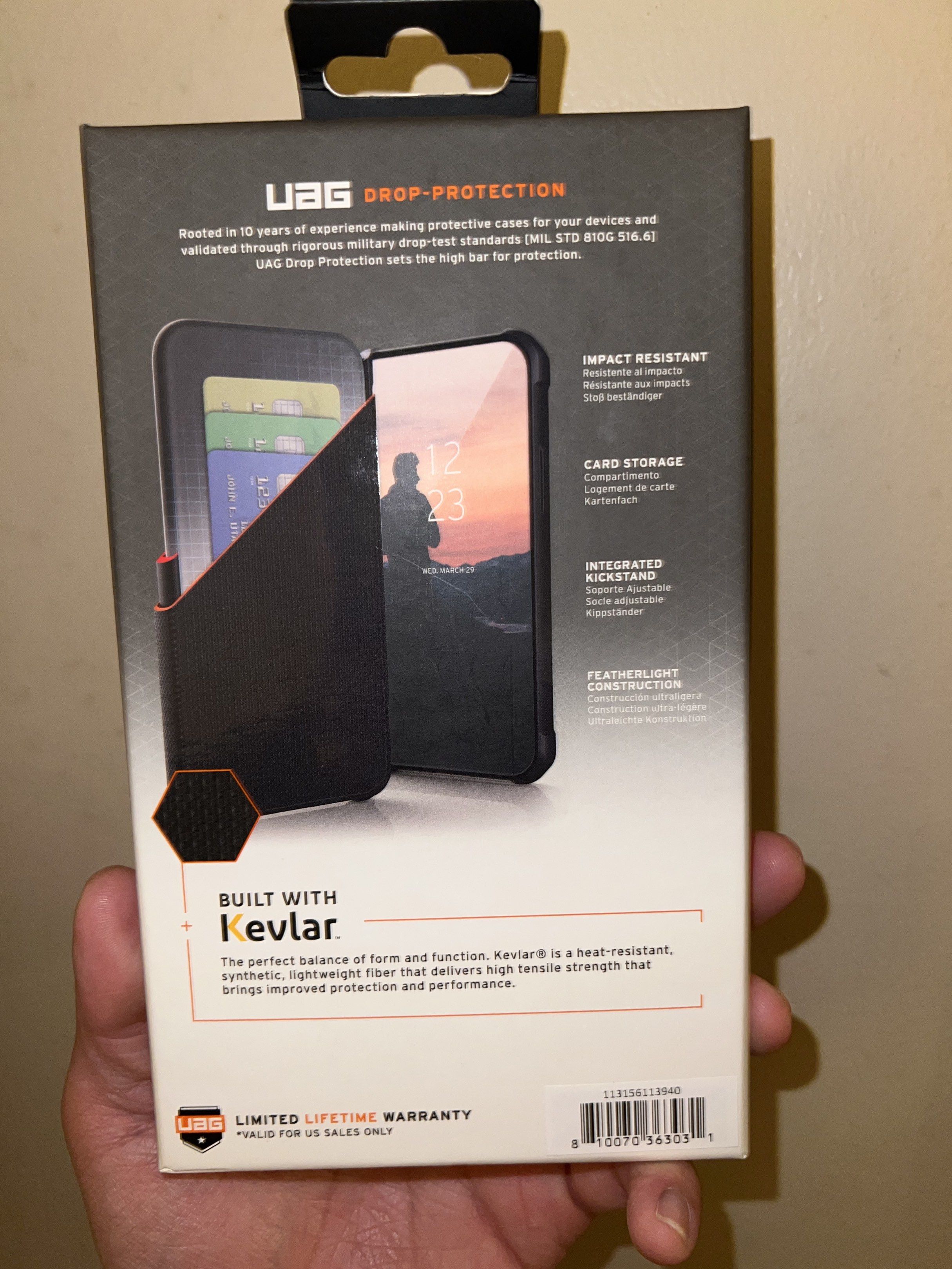 UAG Metropolis LT Series - IP 13/14 Pro Case (Category: Cases & Sleeves) located in Quezon City. Submitted by Hussey (Listing ID 1417379441, Image 2). Description: wrong order huhu.