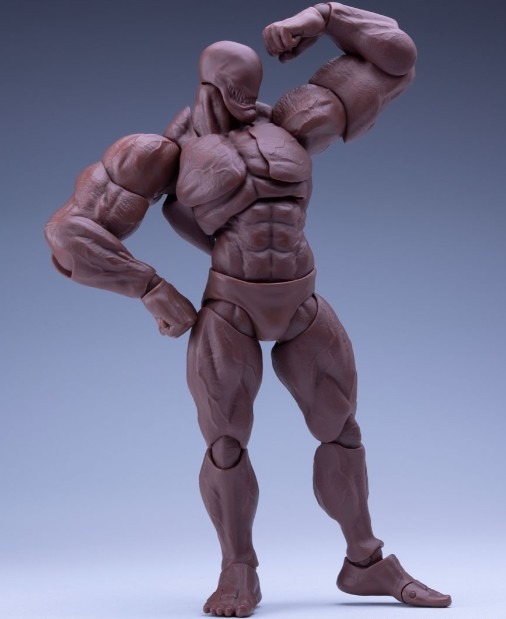 UMS003 Action Figure Male Body Big Guy Normal Black Skin 1/12, Hobbies ...