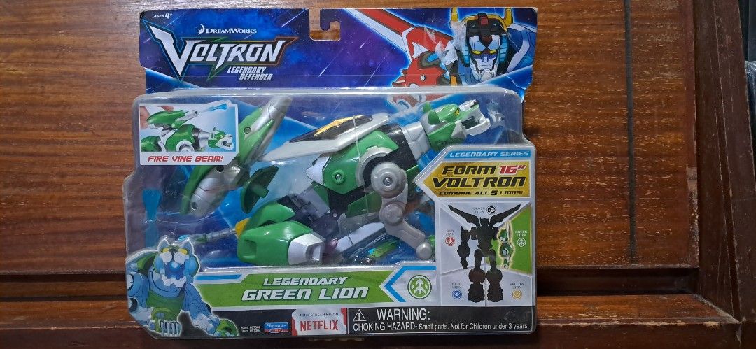 Voltron Legendary Green Lion Action Figure (Category: Figurines & Statues) located in Manila. Submitted by ninja_kid (Listing ID 1417335950, Image 1). Description: - Voltron Legendary Green Lion action figure - Part of the Legendary Series - Combines with other lions to form a 16" Voltron - 20+ points of articulation - DreamWorks product - Netflix original.
