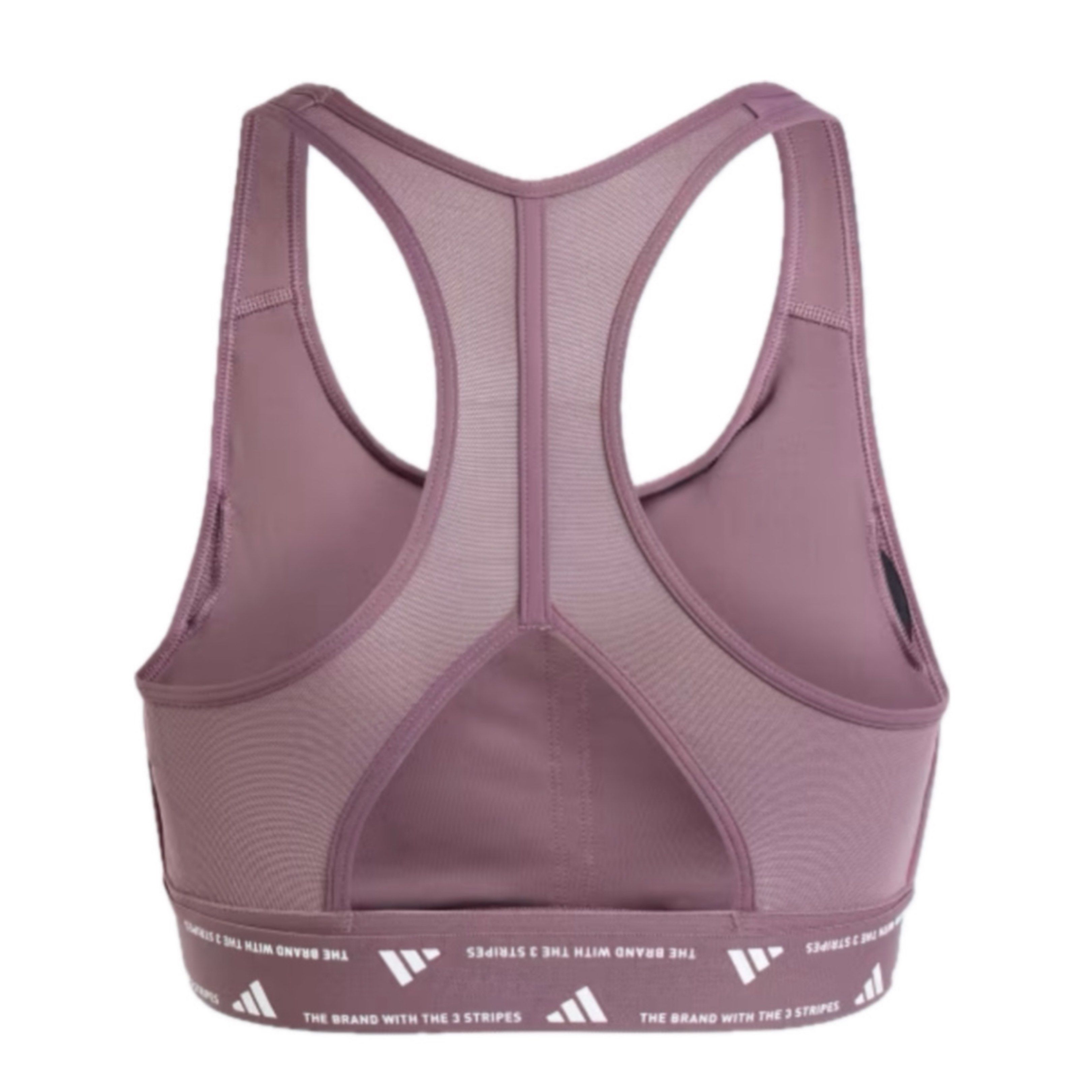Adidas Sports Bra (Category: Activewear) located in Makati City. Submitted by helloksy (Listing ID 1417512043, Image 2). Description: NEVER WORN. Asian Medium A/B - Adidas sports bra - Racerback design - Adidas logo on front - Mesh back panel for breathability - Brand name on band - Supportive fit.