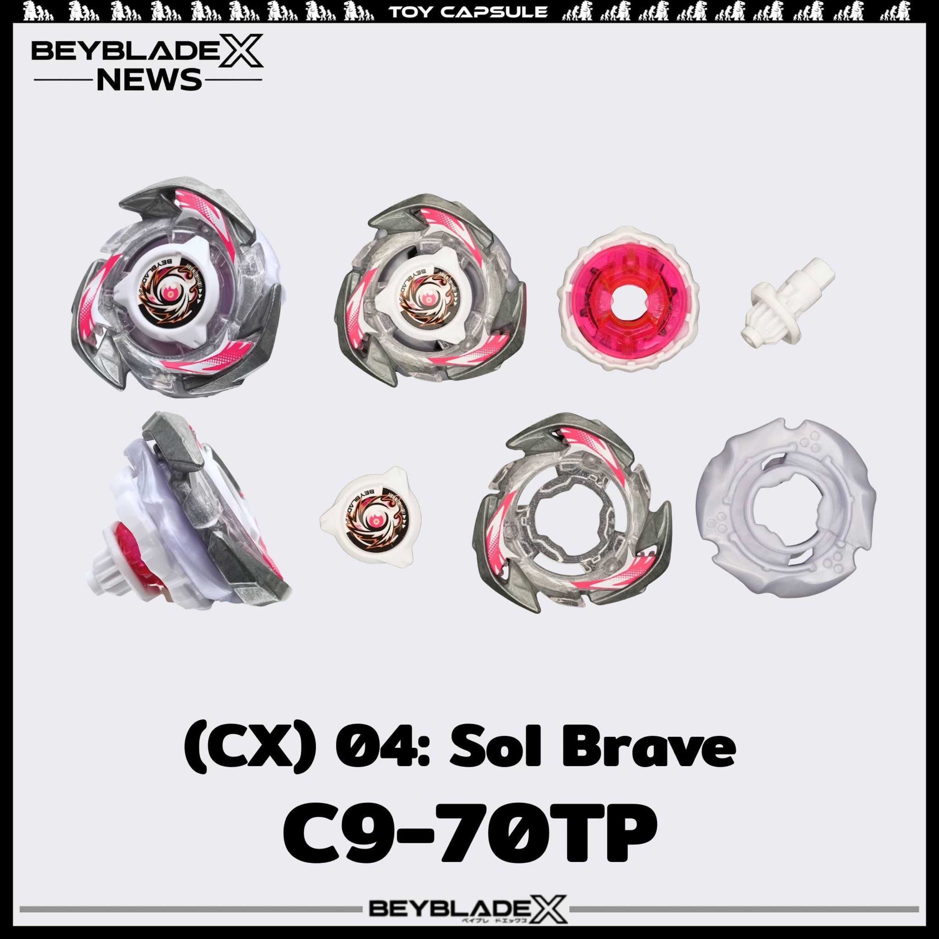 Beyblade X UX-18 Sol Brave, Hobbies & Toys, Toys & Games on Carousell