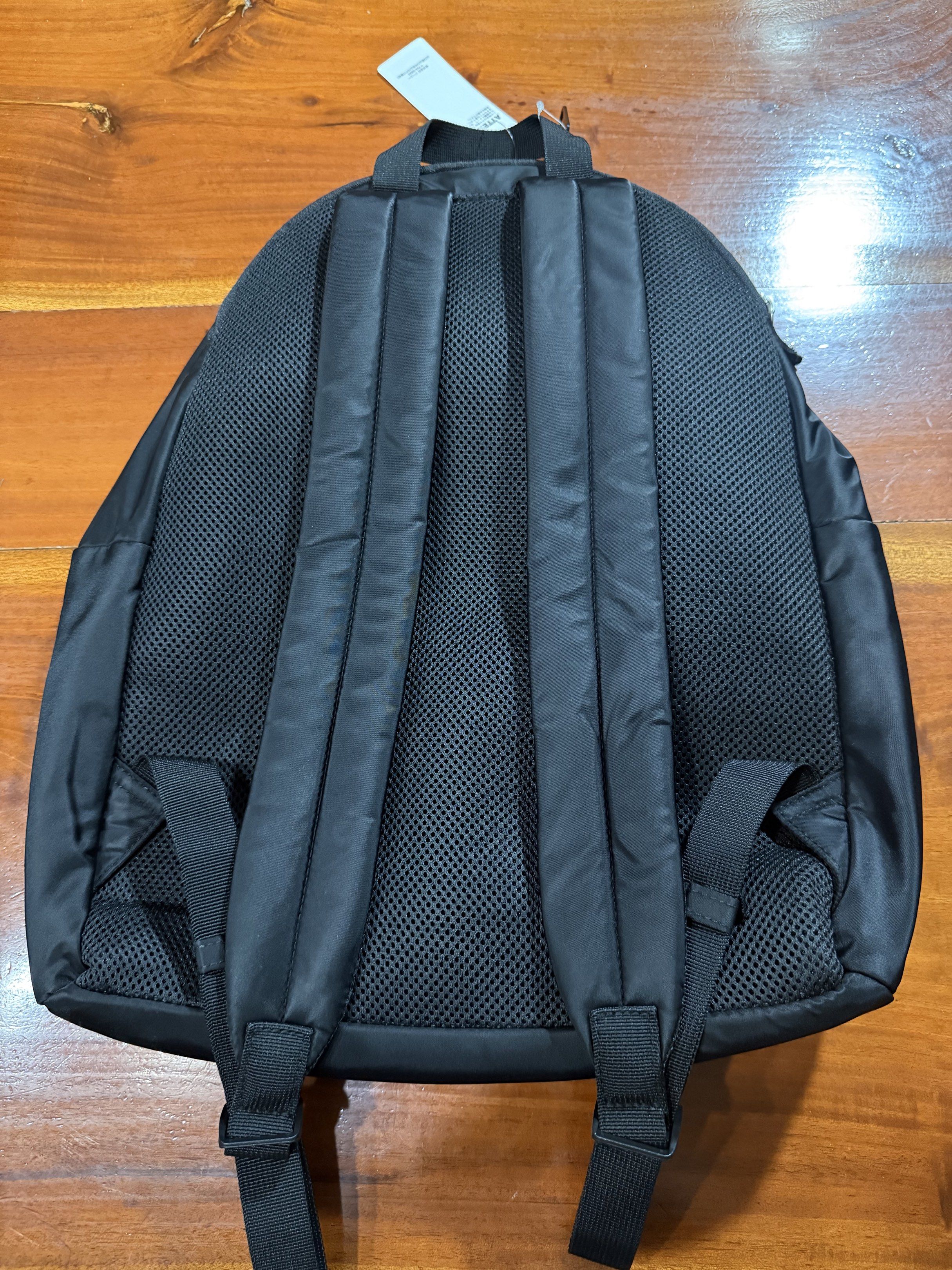 Black Backpack (Category: Backpacks) located in Bacoor. Submitted by mpocais (Listing ID 1417417838, Image 2). Description: - Black backpack - Zippered front pocket - Adjustable shoulder straps - Padded back panel - Durable, water-resistant material - Top handle - Main compartment with zipper closure -From Japan Location Molino 4, Bacoor.