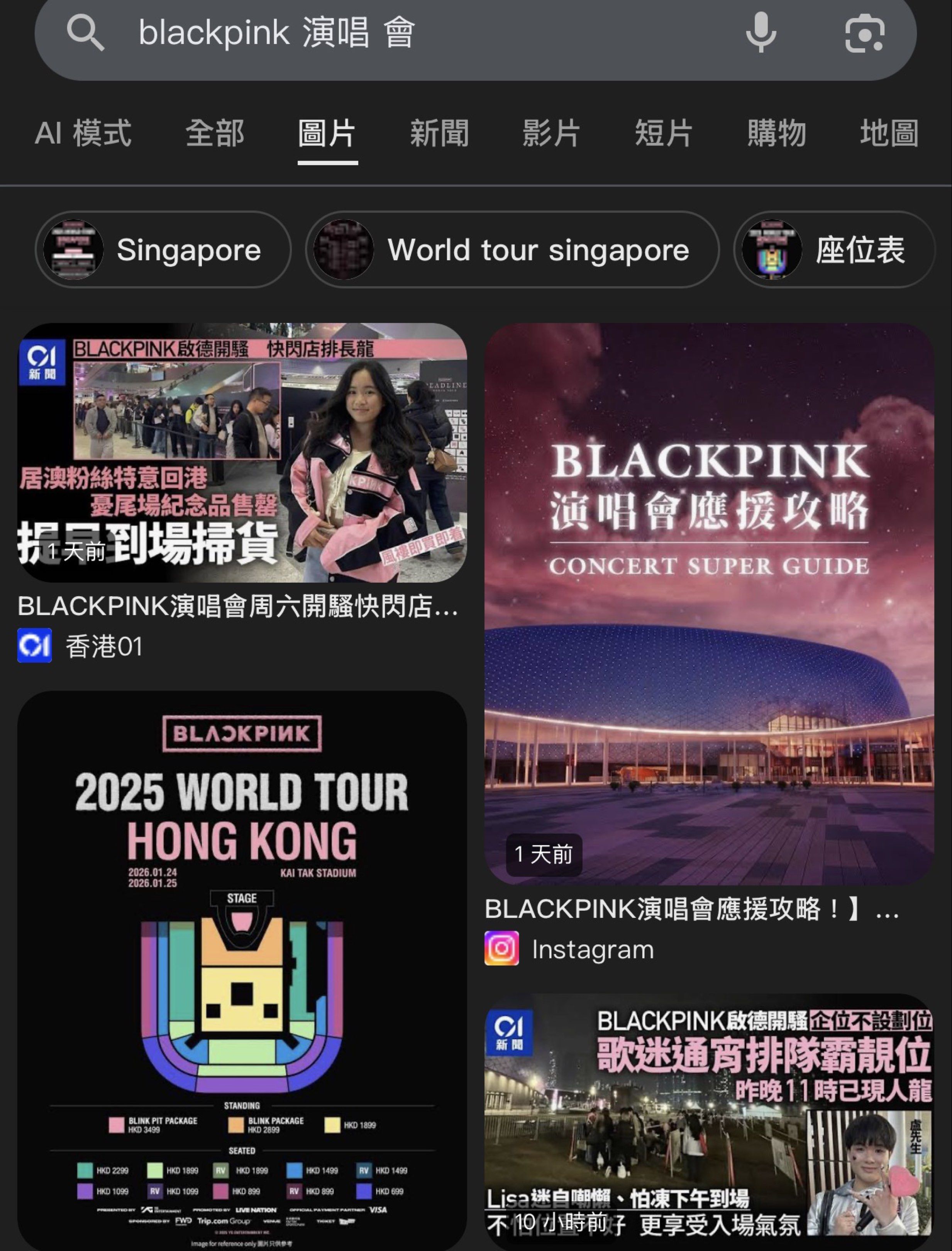 BLACKPINK 2025 香港演唱會資訊, 門票＆禮券, 活動門票- Carousell