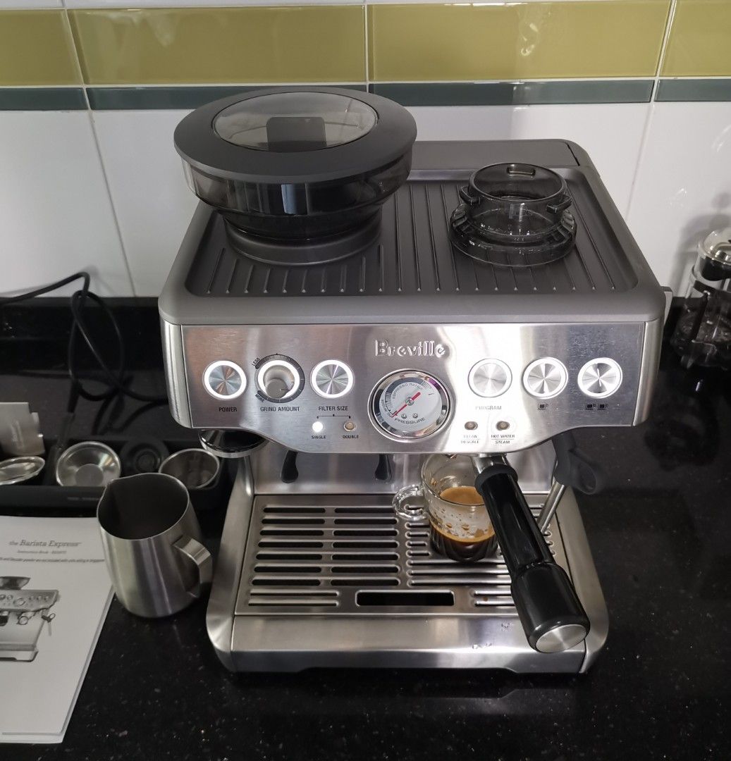 BREVILLE The Barista Express BES876 Espresso Coffee Machine - Delivery ...