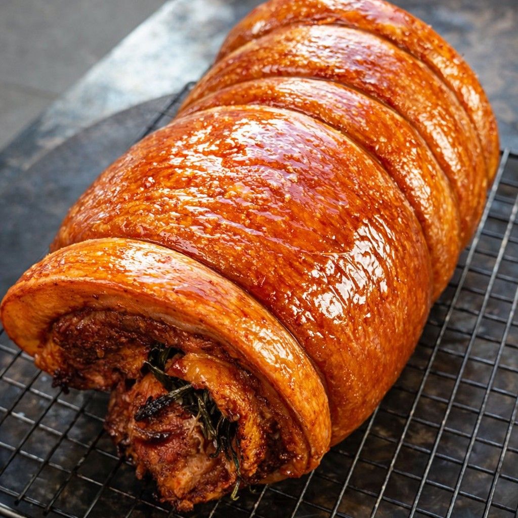Cebu Crispy Lechon Belly (Category: Local Eats) located in Paranaque City. Submitted by ascendhomeware (Listing ID 1409275756, Image 2). Description: Planning a reunion, or birthday party or any celebration? Make it extra special with our 5-kg Cebu-style Lechon Belly, good for up to 35 guests; 6-kg good for 40. Experience the true Cebu level flavor — the taste, the crispiness, the aroma — all in one perfectly roasted roll. Banina's Cebu Lechon Be