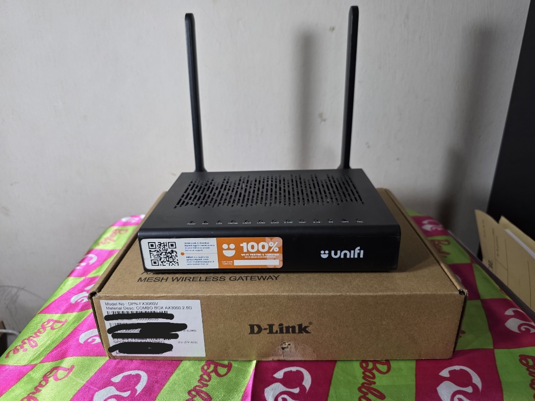 D-Link COMBO BOX AX3000 2.5G VoIP GPON WiFi 6 Router DFN-FX3060V ...