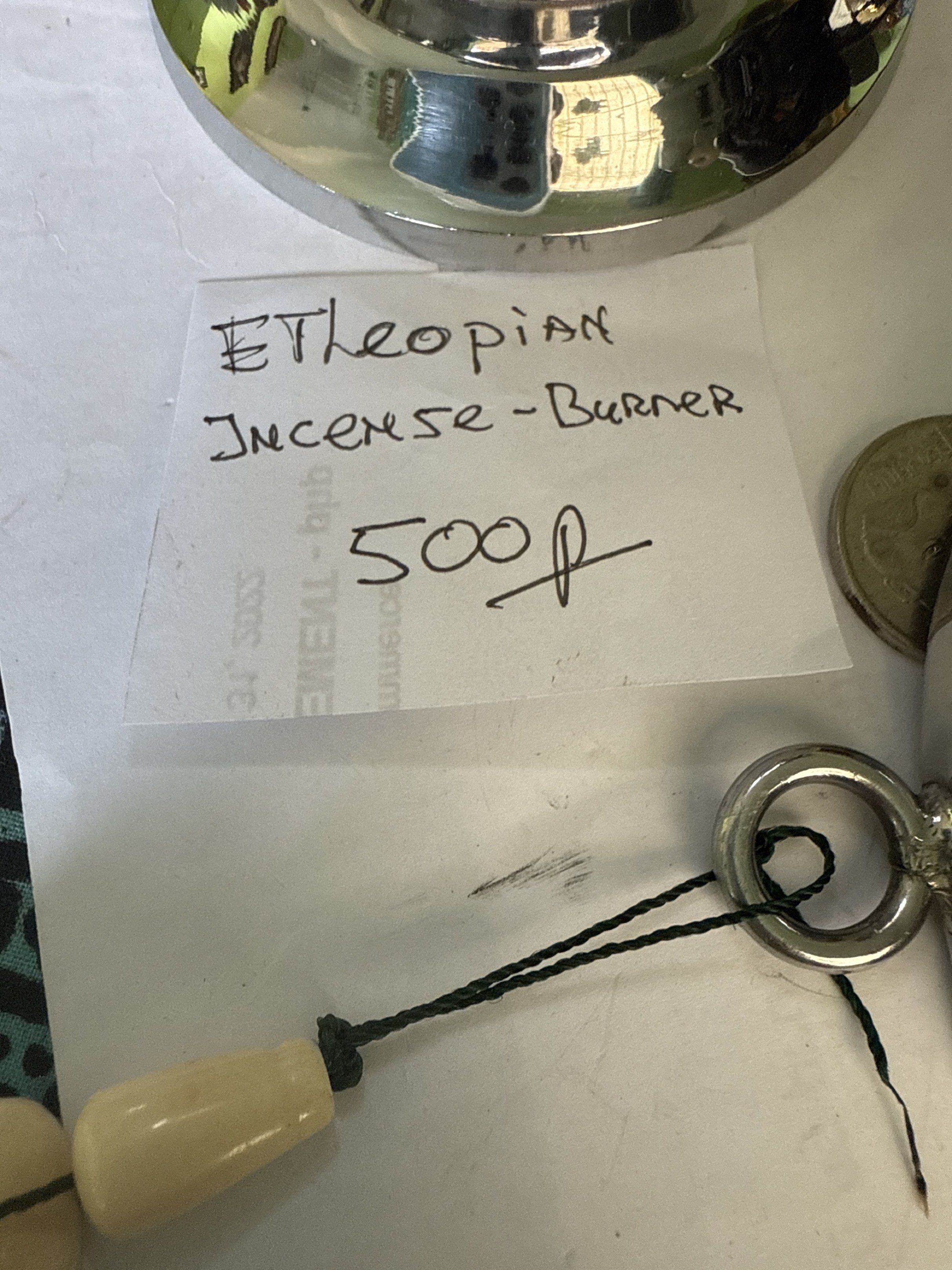 etheopian insence burner 500 pesos (Category: Fragrance & Deodorants) located in Angeles City. Submitted by mr.grootcollection (Listing ID 1417445249, Image 2). Description: etheopian insence burner 500 pesos.