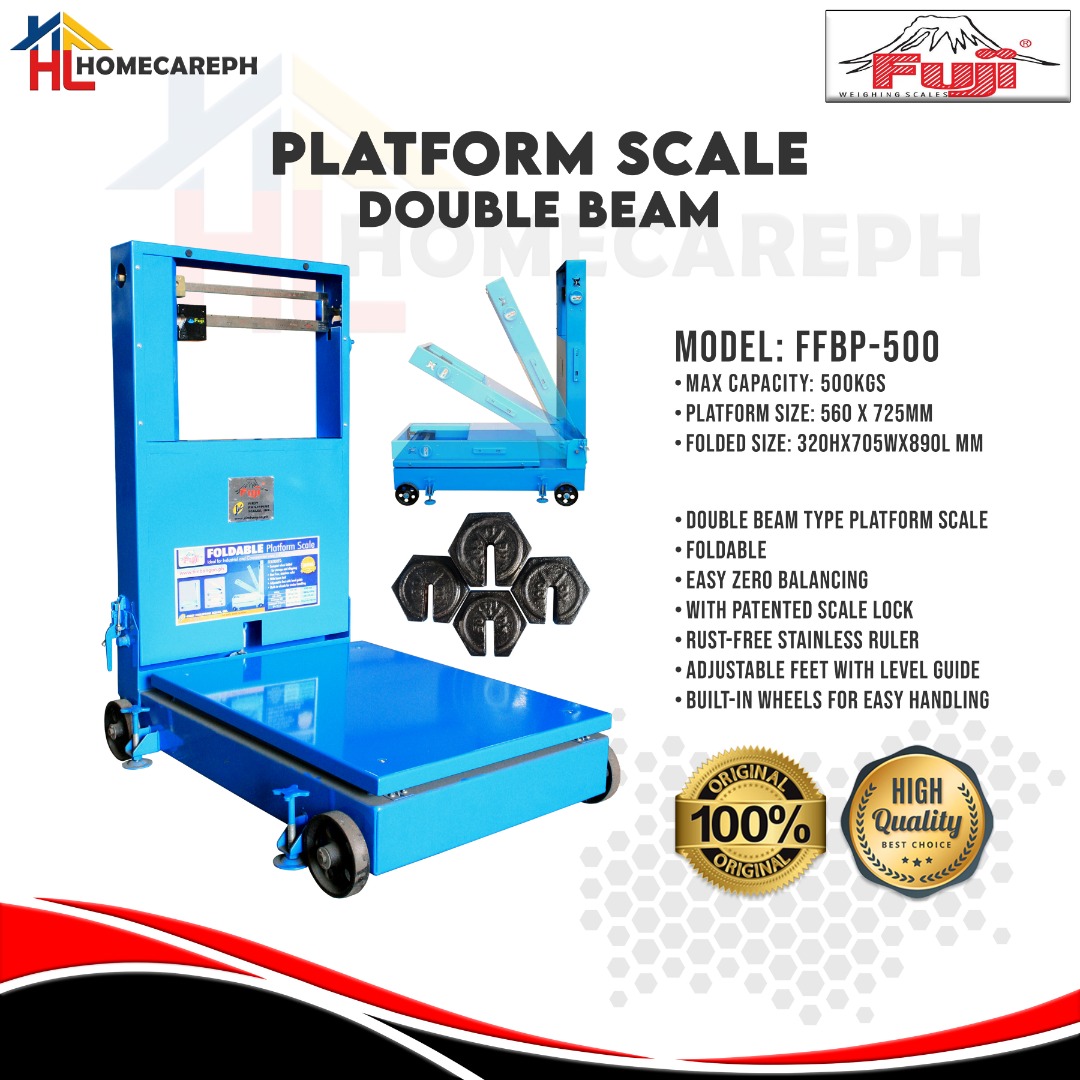 Fuji Platform Scale Double Beam FFBP-500, Commercial & Industrial ...