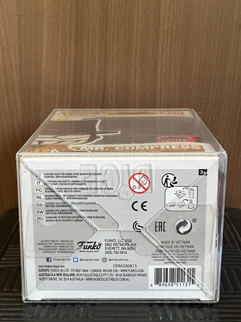 FUNKO POP: Mr. Compress (My Hero Academia) (Category: Designer & Blind Box Toys) located in Quezon City. Submitted by trendzoo (Listing ID 1417455810, Image 2). Description: -Condition: 8.5 -with boss protector --with minimal flaws,dirt or dents -MOP: GCash/GoTyme -MOD: Lalamove/Grab -shipping fee will be shouldered by the buyer -Location: Quezon City *FEEL FREE TO SEND A MSG* *MANAGE YOUR EXPECTATION/S*.
