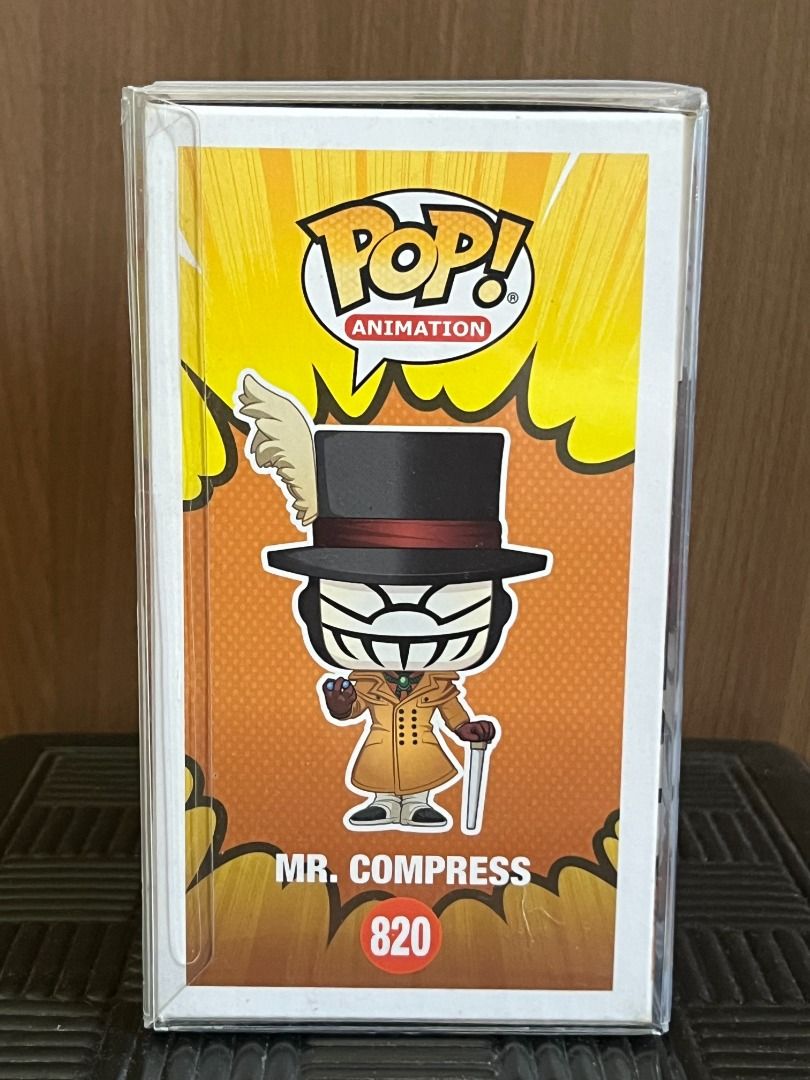 FUNKO POP: Mr. Compress (My Hero Academia) (Category: Designer & Blind Box Toys) located in Quezon City. Submitted by trendzoo (Listing ID 1417455810, Image 3). Description: -Condition: 8.5 -with boss protector --with minimal flaws,dirt or dents -MOP: GCash/GoTyme -MOD: Lalamove/Grab -shipping fee will be shouldered by the buyer -Location: Quezon City *FEEL FREE TO SEND A MSG* *MANAGE YOUR EXPECTATION/S*.