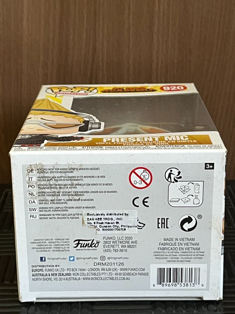 FUNKO POP: Present Mic (My Hero Academia) (Category: Designer & Blind Box Toys) located in Quezon City. Submitted by trendzoo (Listing ID 1417461645, Image 2). Description: -Condition: 8/10 -with minimal flaws,dirt or dents -MOP: GCash/GoTyme -MOD: Lalamove/Grab -shipping fee will be shouldered by the buyer -Location: Quezon City *FEEL FREE TO SEND A MSG* *MANAGE YOUR EXPECTATION/S*.
