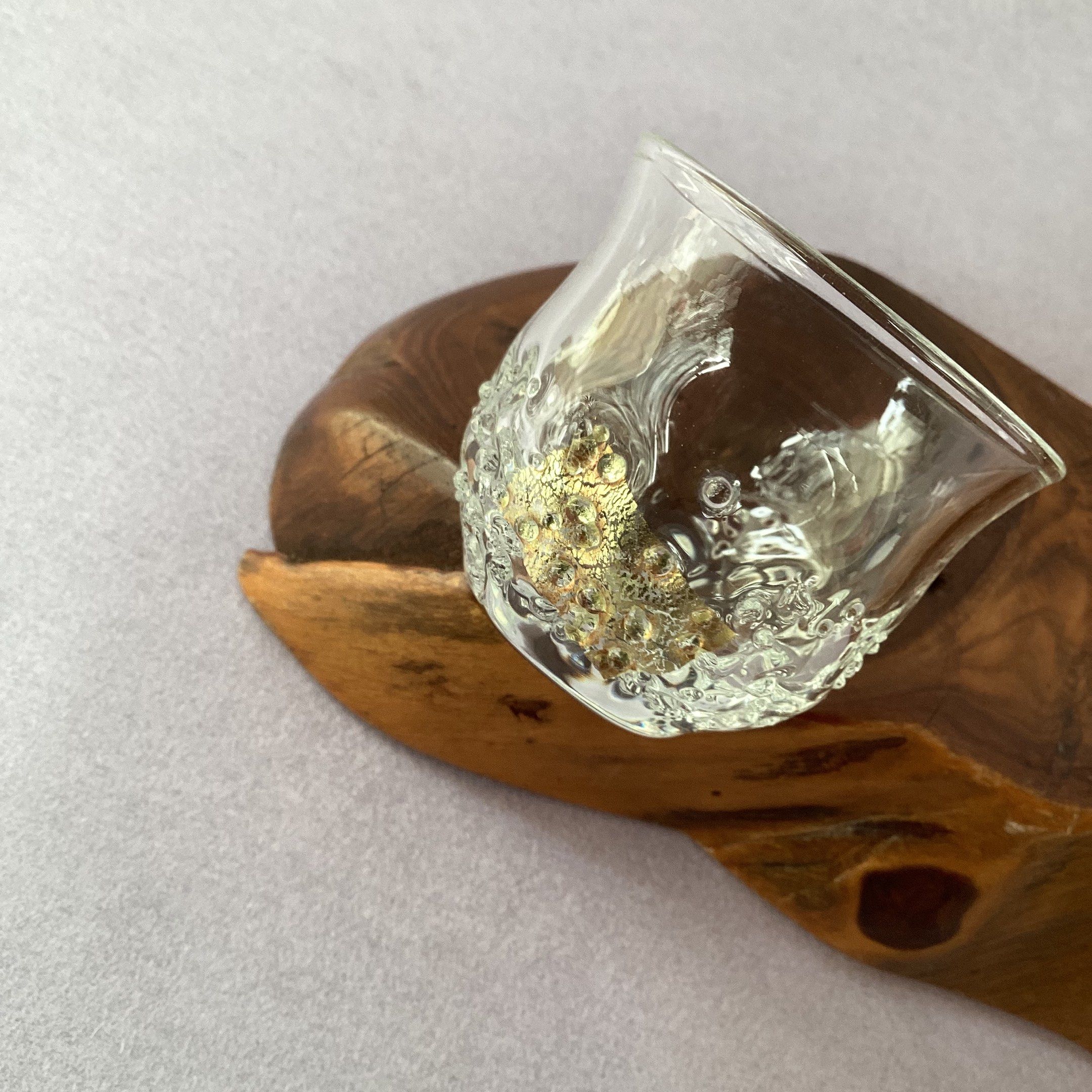 Hand-Blown “Golden Ember” Glass Sake Cup (Category: Dinnerware & Cutlery) located in Davao. Submitted by atbpshop192593 (Listing ID 1417589297, Image 3). Description: Php150 Hand-Blown “Golden Ember” Glass Sake Cup H: 2 inches L: 2.2 inches Please REVIEW PHOTOS First to pay .