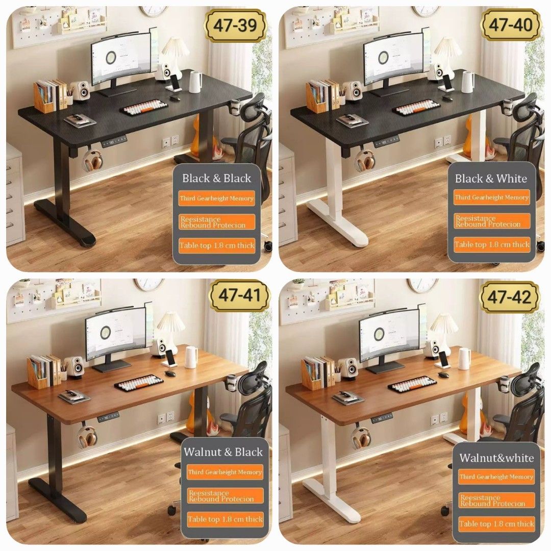 Height Adjustable Ergonomic Table | Computer Table | Electric Standing ...