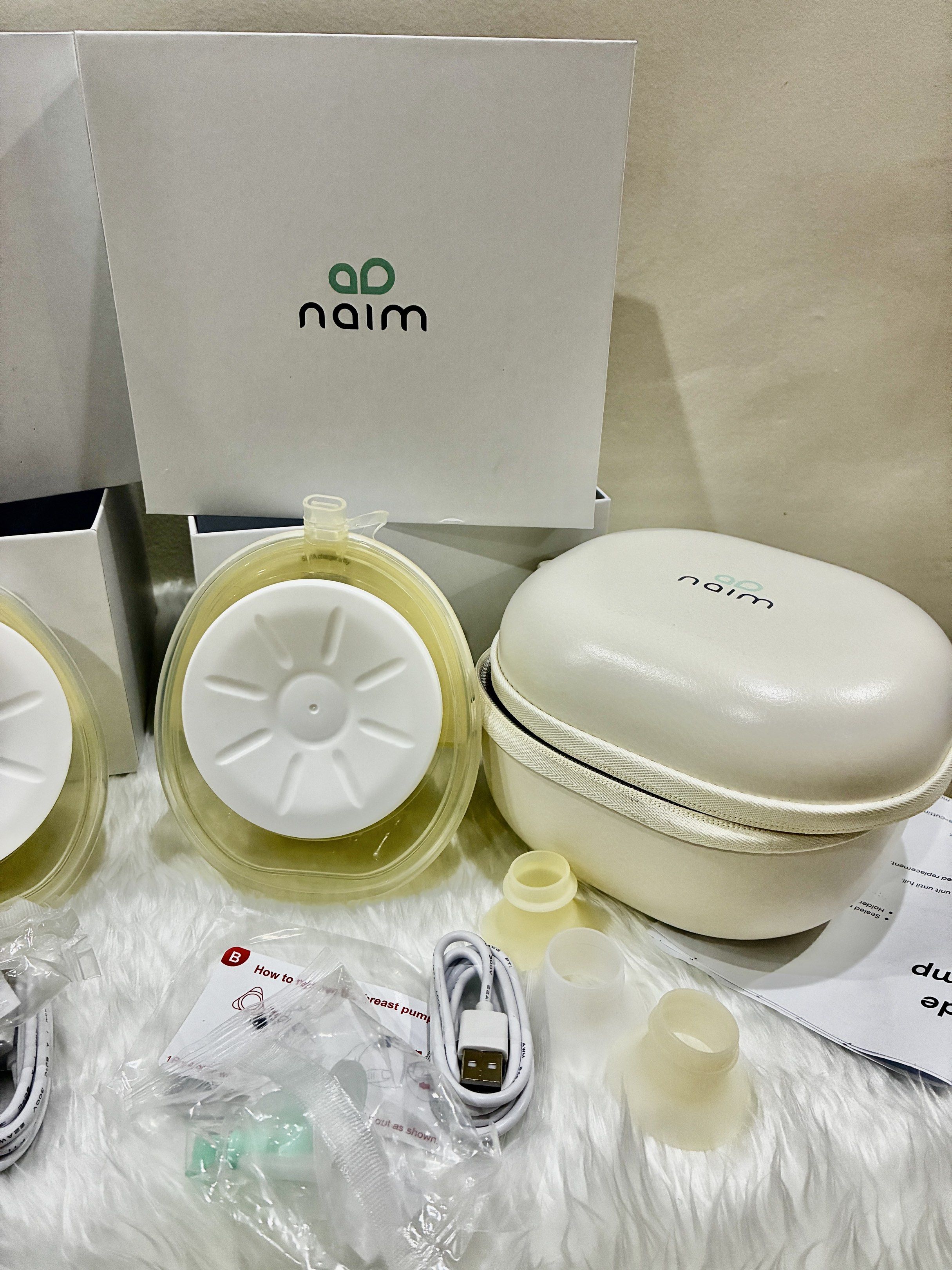 Hospital Grade Portable Naim Breast Pump (Category: Breastfeeding & Bottle Feeding) located in Quezon City. Submitted by inmycloset03 (Listing ID 1417465006, Image 2). Description: - Hospital Grade Naim Breast Pump - Portable design - Includes all accessories - Sleek and modern design - Easy to use P1750 each or get both for P3000.