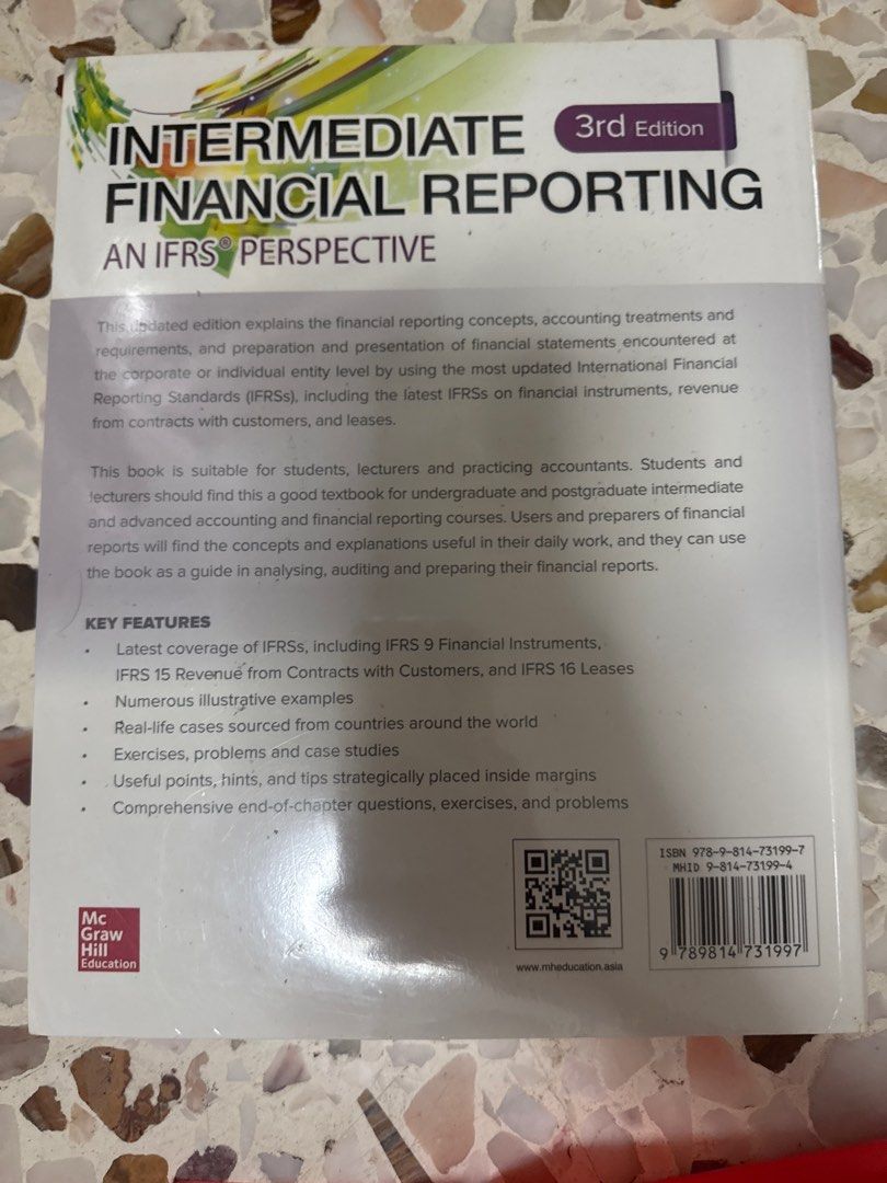 Intermediate Financial Reporting Textbook (3rd Edition), Hobbies & Toys ...