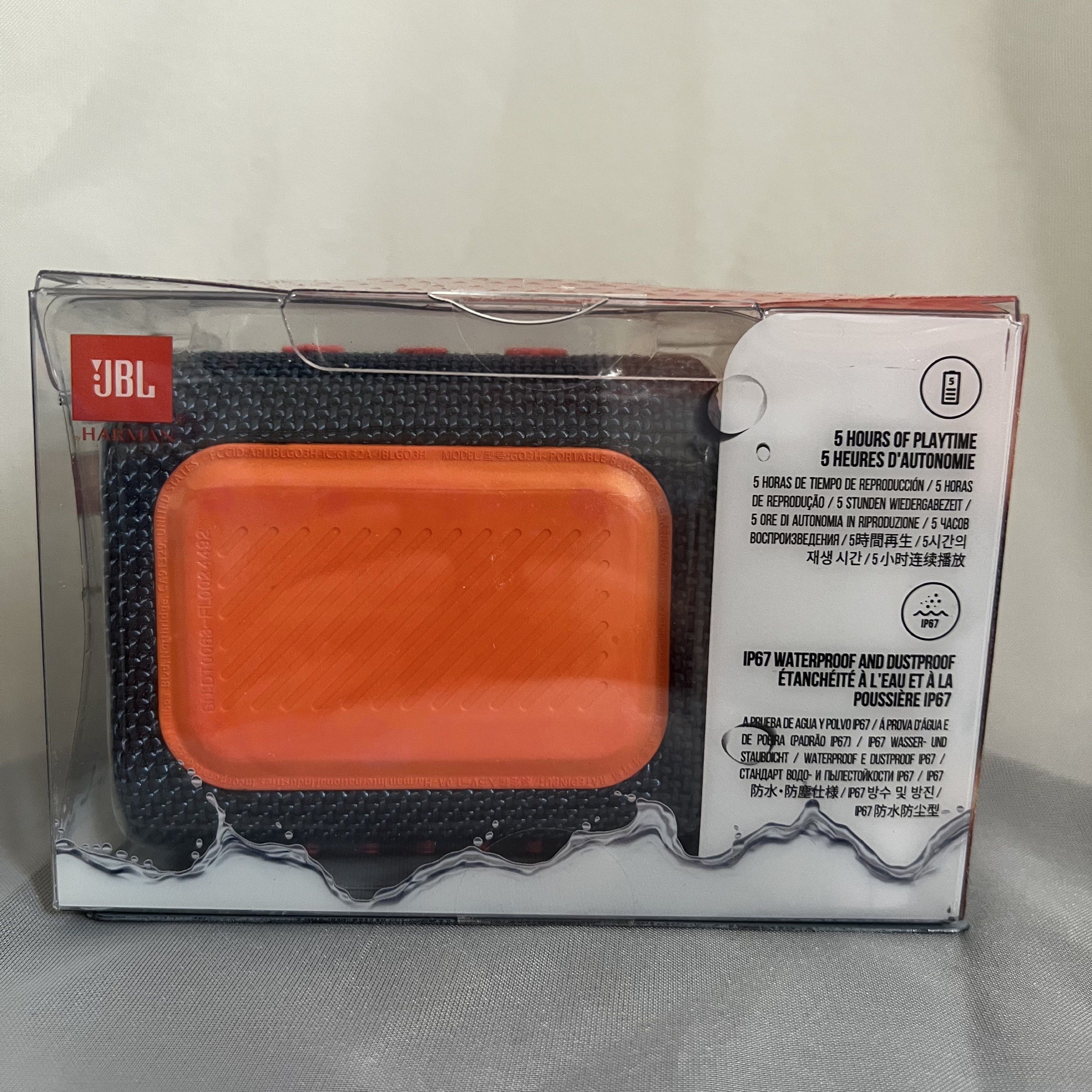 JBL GO 3 Portable Bluetooth Speaker - Blue65561066733697111
