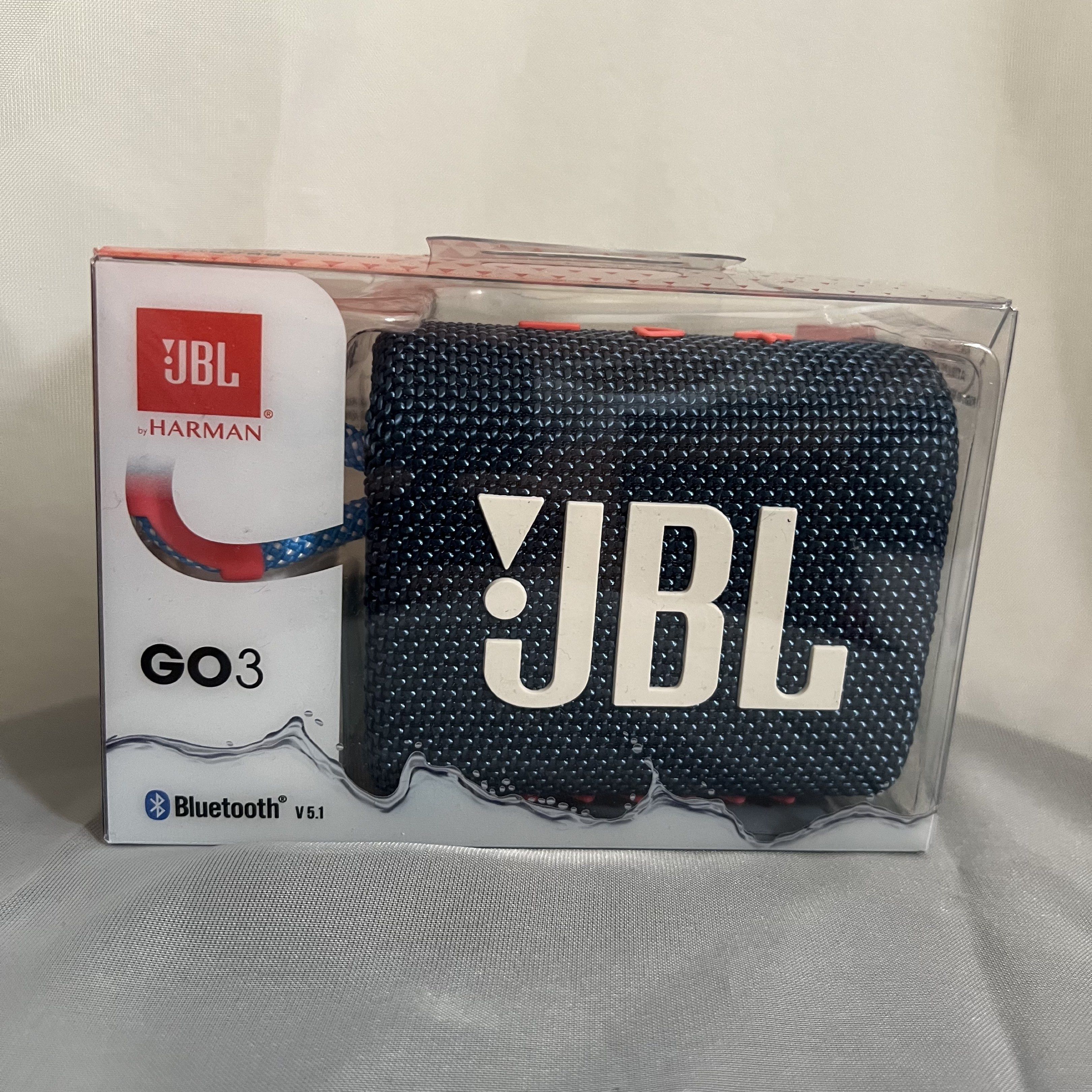 JBL GO 3 Portable Bluetooth Speaker - Blue