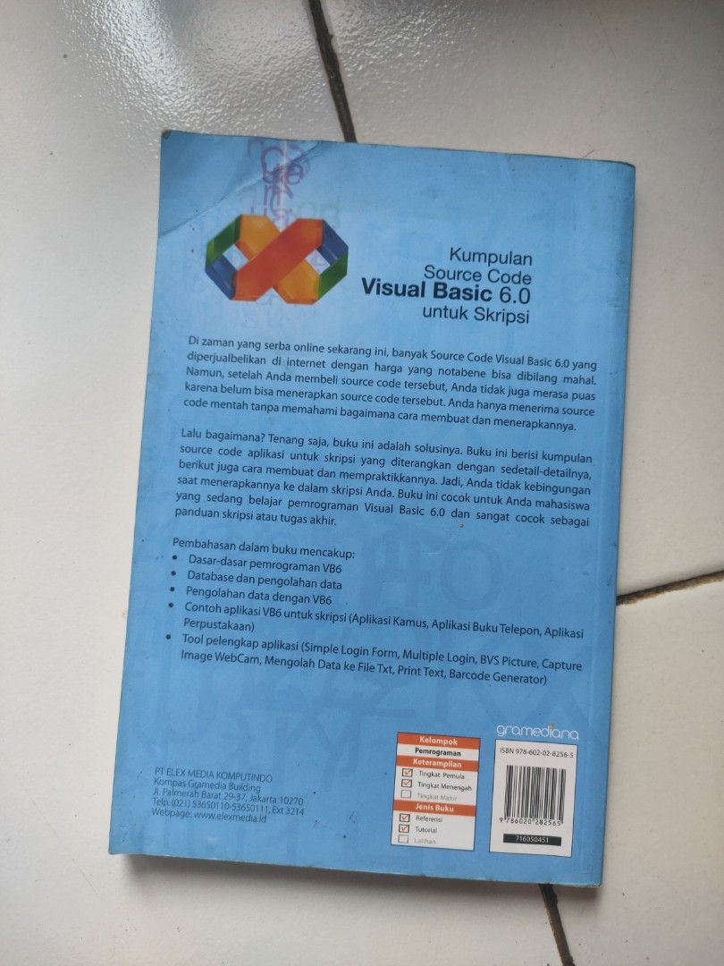 Kumpulan Source Code Visual Basic 6.0 untuk Skripsi, Buku & Alat Tulis ...