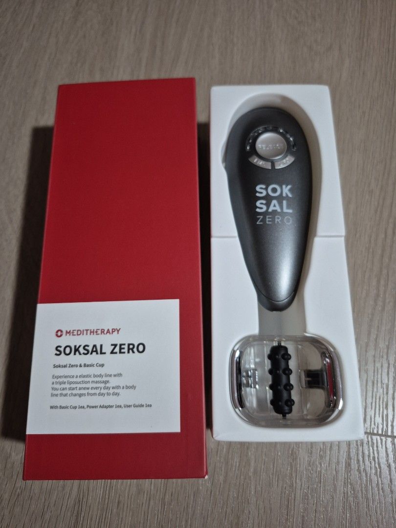 Meditheapy Soksal Zero Body & basic cup (Category: Massage Devices) located in Singapore. Submitted by aclotheshorse (Listing ID 1417538065, Image 1). Description: - Meditheapy Soksal Zero body & basic cup. - Includes device, charging cable, and user manual..