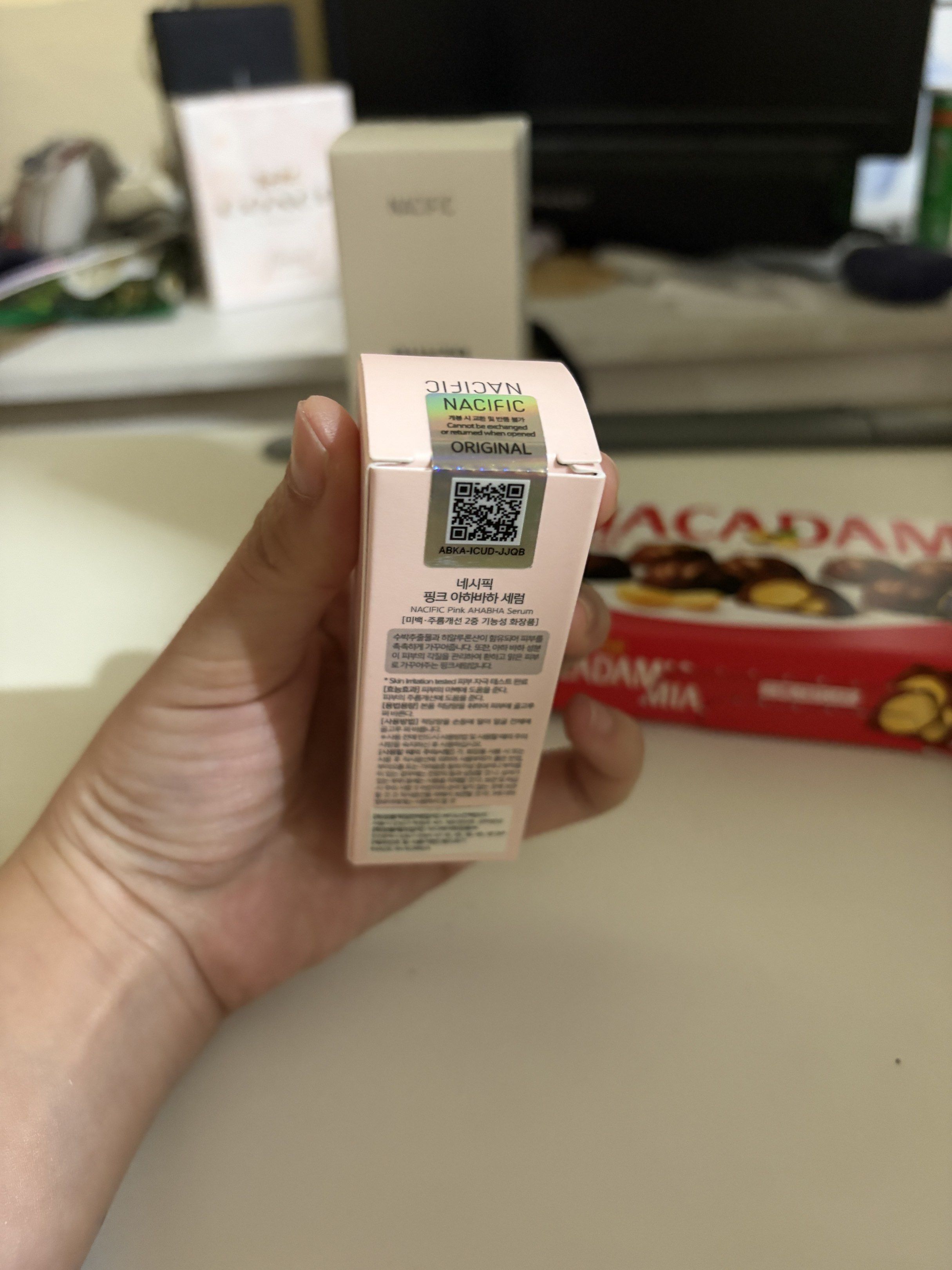 NACIFIC Pink AHABHA Serum 20ml (Category: Face Care) located in Manila. Submitted by fairylllll (Listing ID 1417452035, Image 2). Description: NACIFIC Pink AHABHA Serum. This serum contains 20ml. Brand new, original and sealed From orange app Rfs: Changed routine Exp 2027-05-30.
