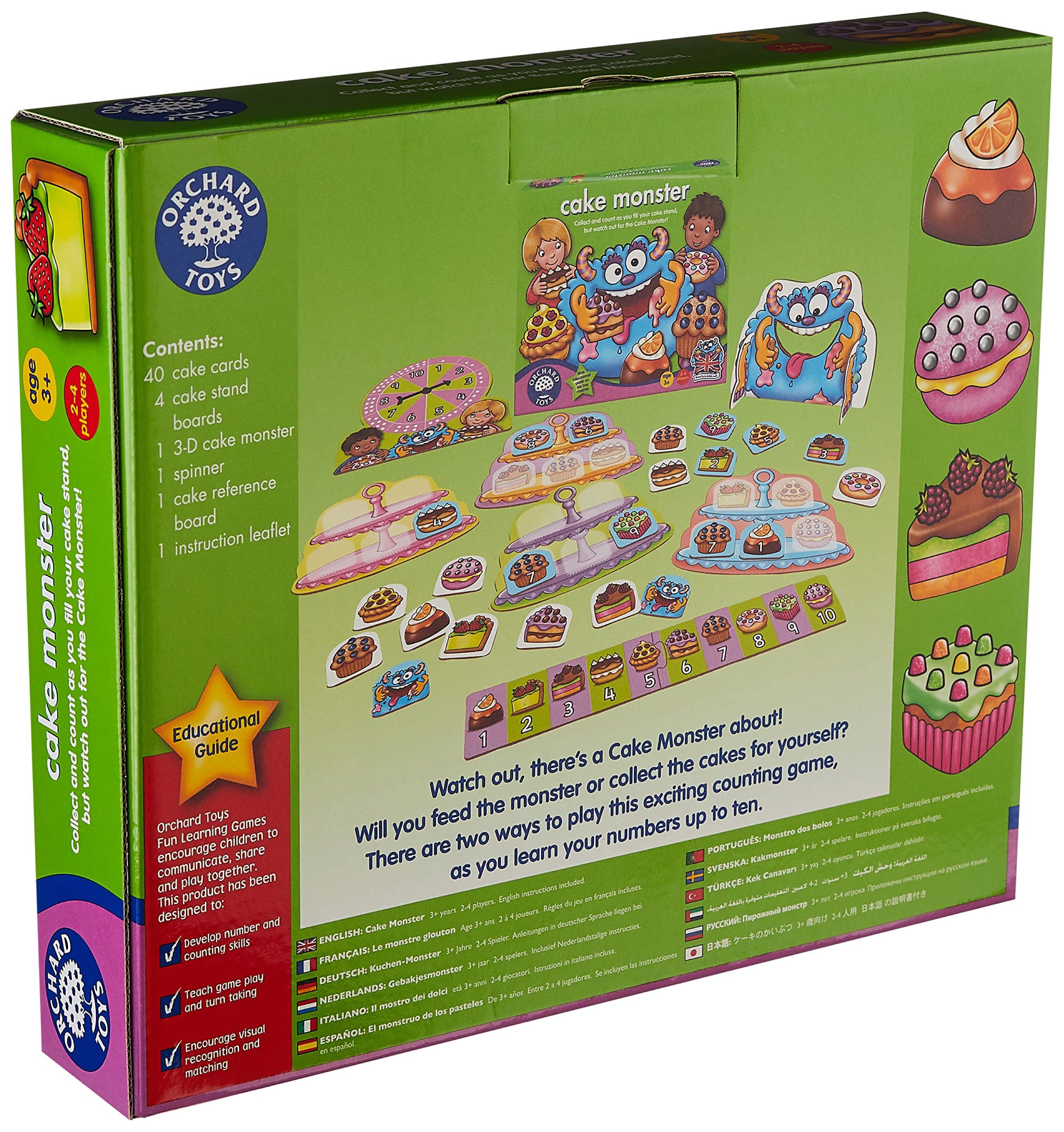 Orchard Toys Cake Monster Board Game, Hobbies & Toys, Toys & Games on ...